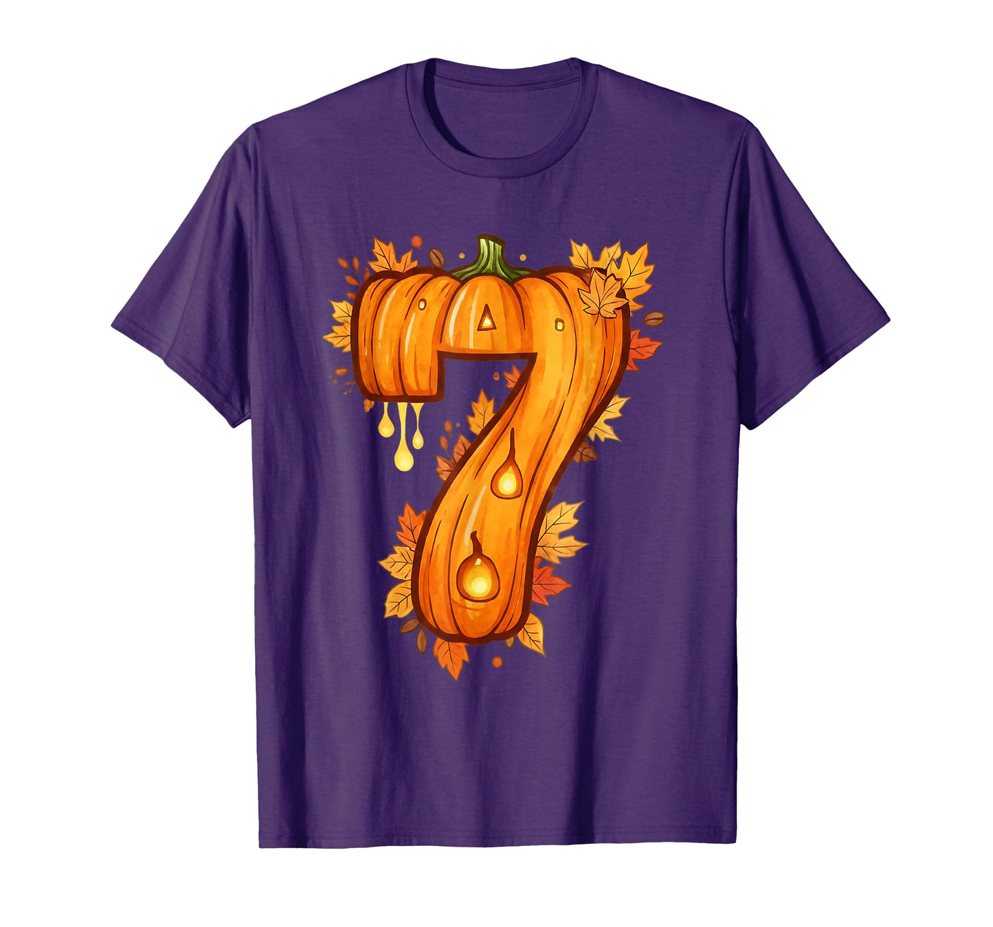 Six Seven Meme 6 7 Autumn Fall Pumpkin Spooky Costume Couple T-Shirt