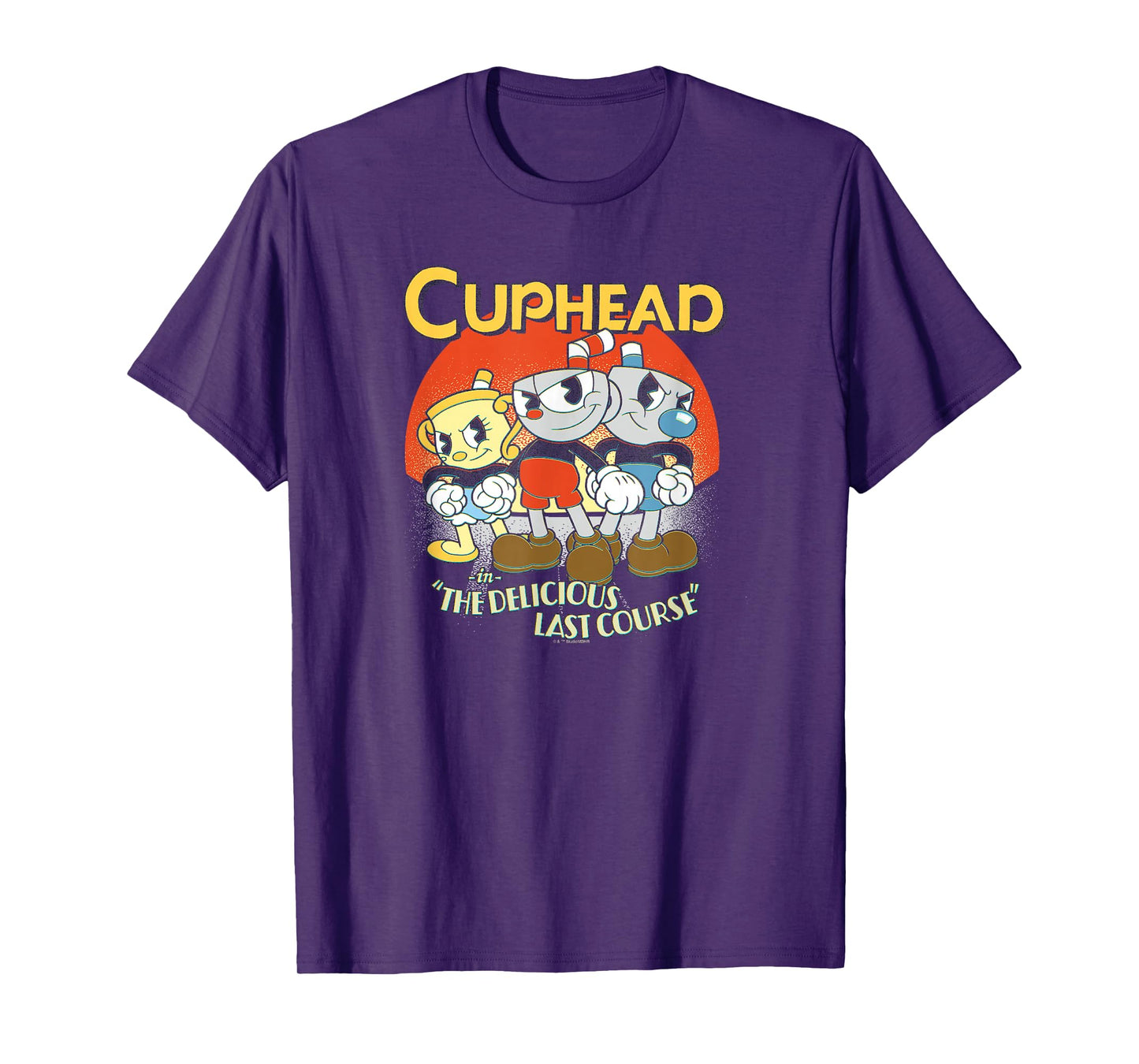 Cuphead: The Delicious Last Course Group Poster T-Shirt