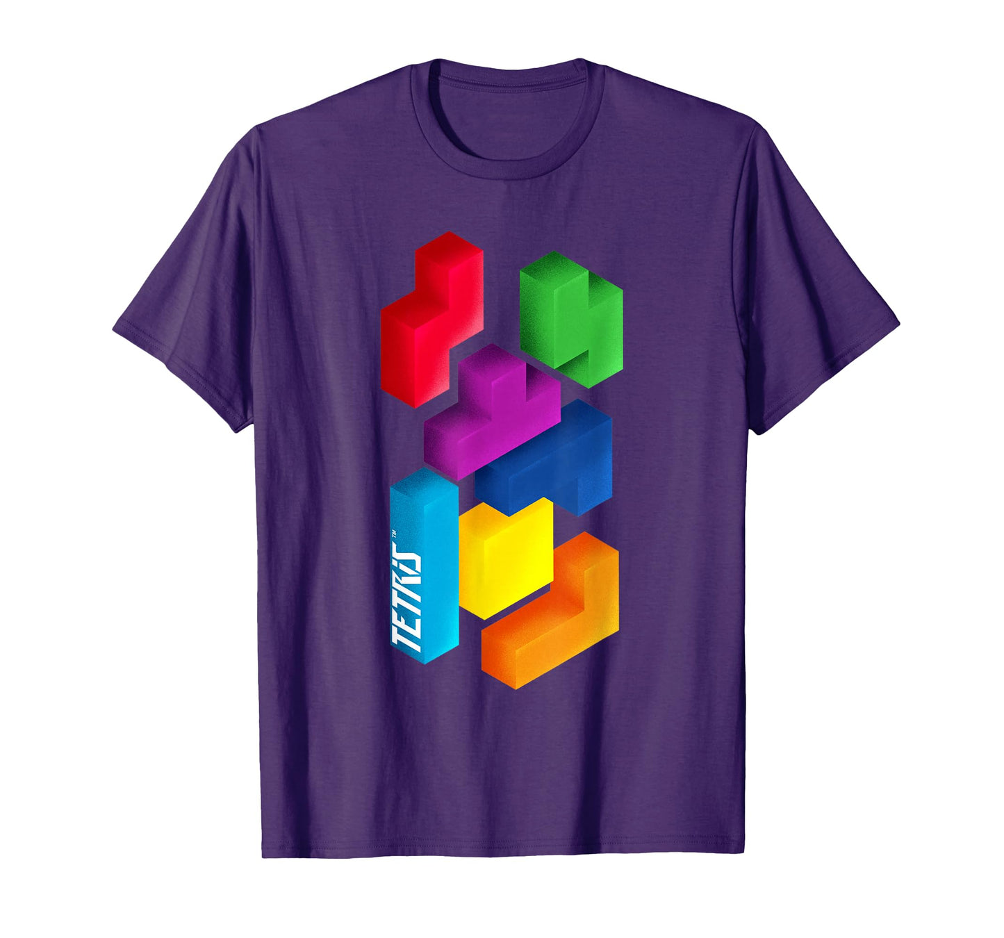 Tetris 3D Tetriminos T-Shirt