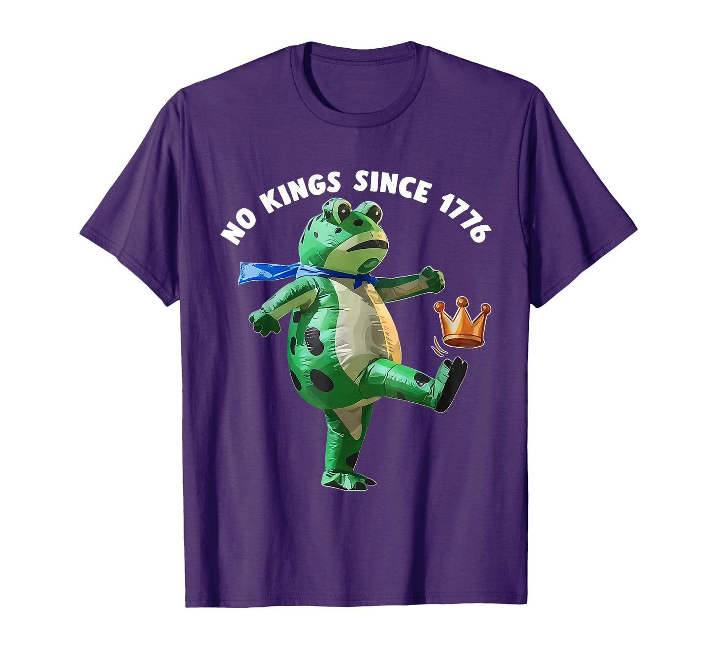 Portland Frog Protest Resist Resist No Kings Since 1776 T-Shirt