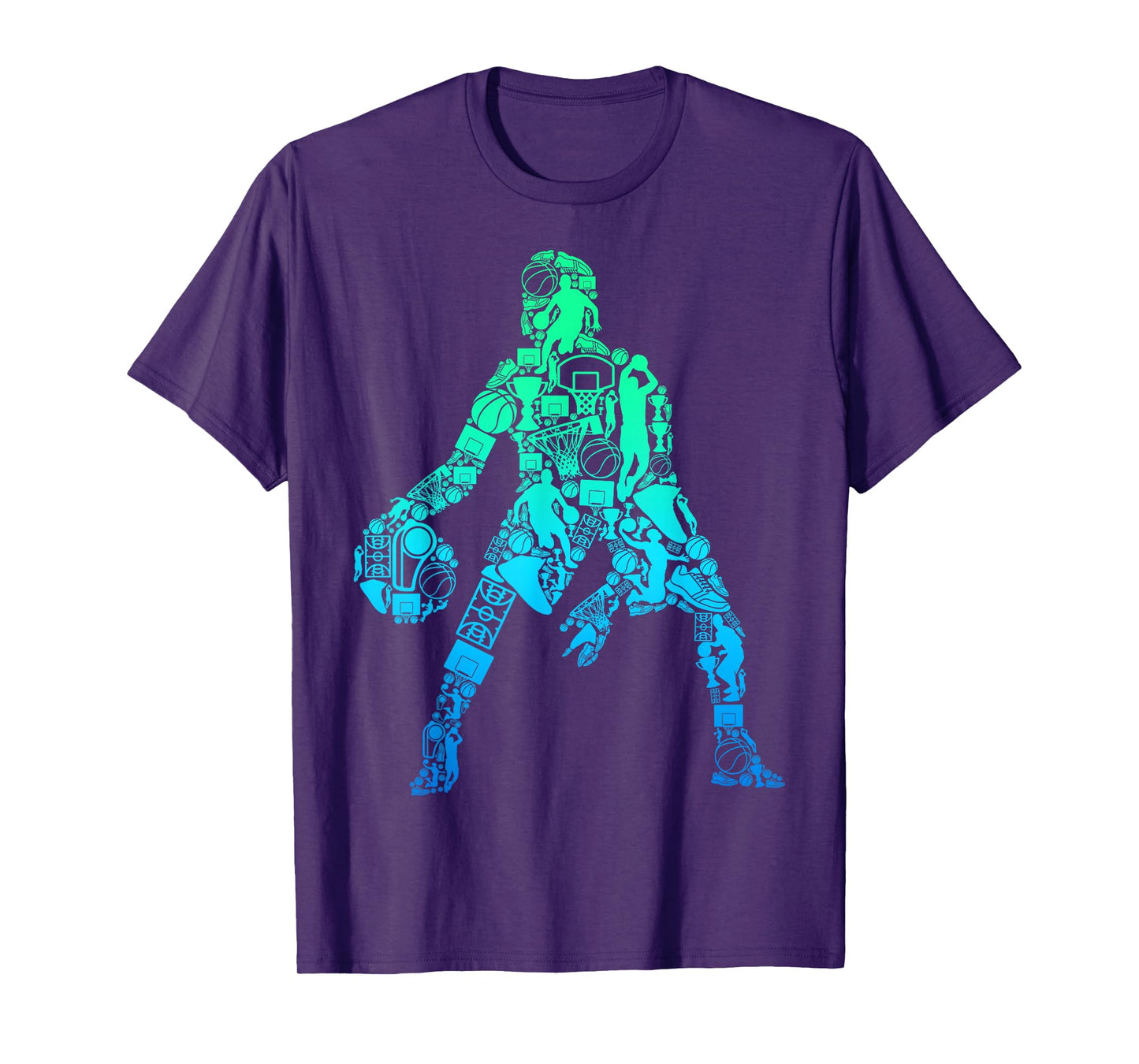 Basketball Boys Kids Men T-Shirt