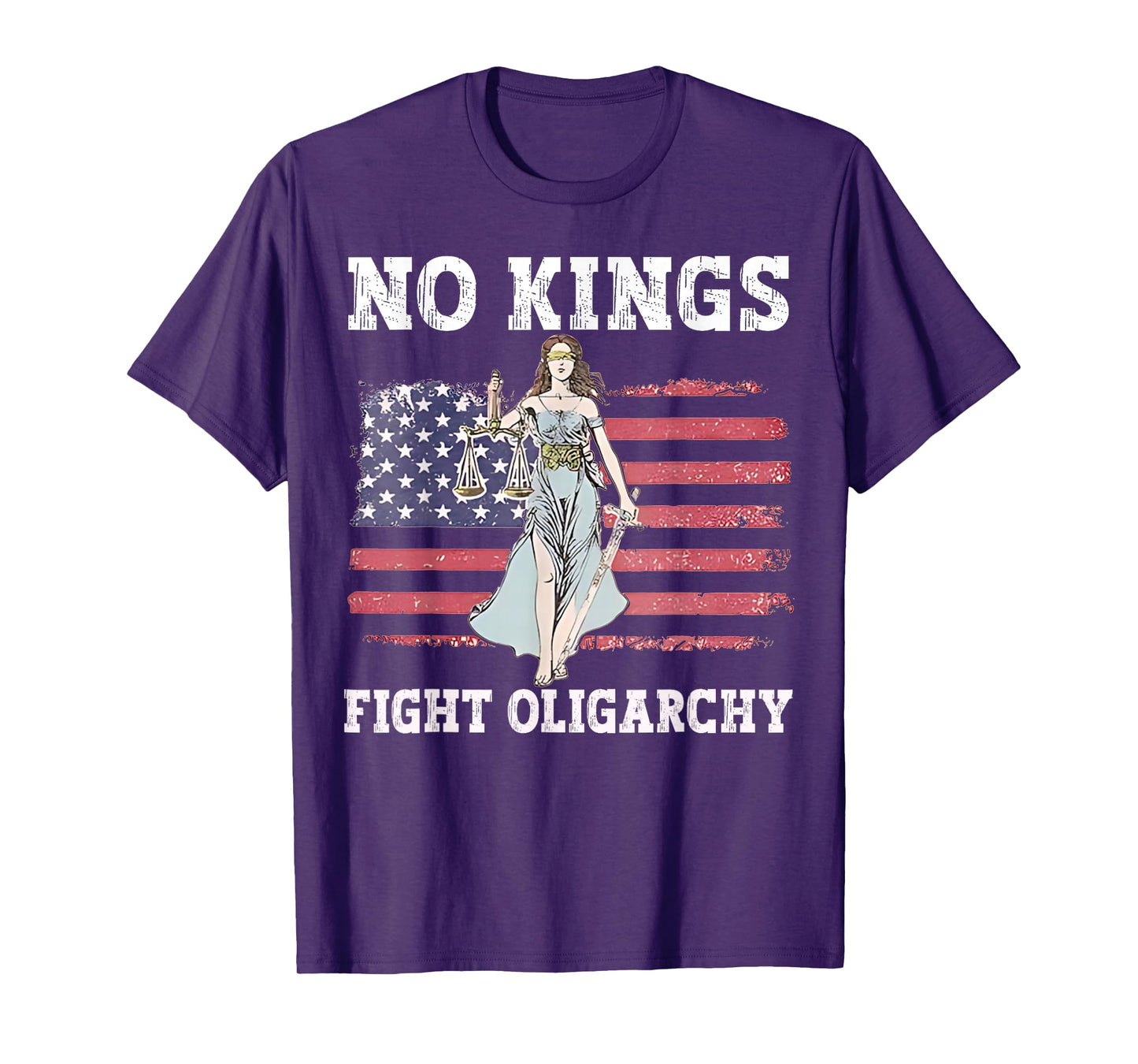 No Kings Fight Oligarchy No Kings in America Women T-Shirt