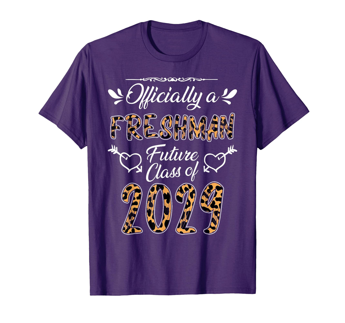 Officially a Freshman Future Class of 2029 Leopard T-Shirt