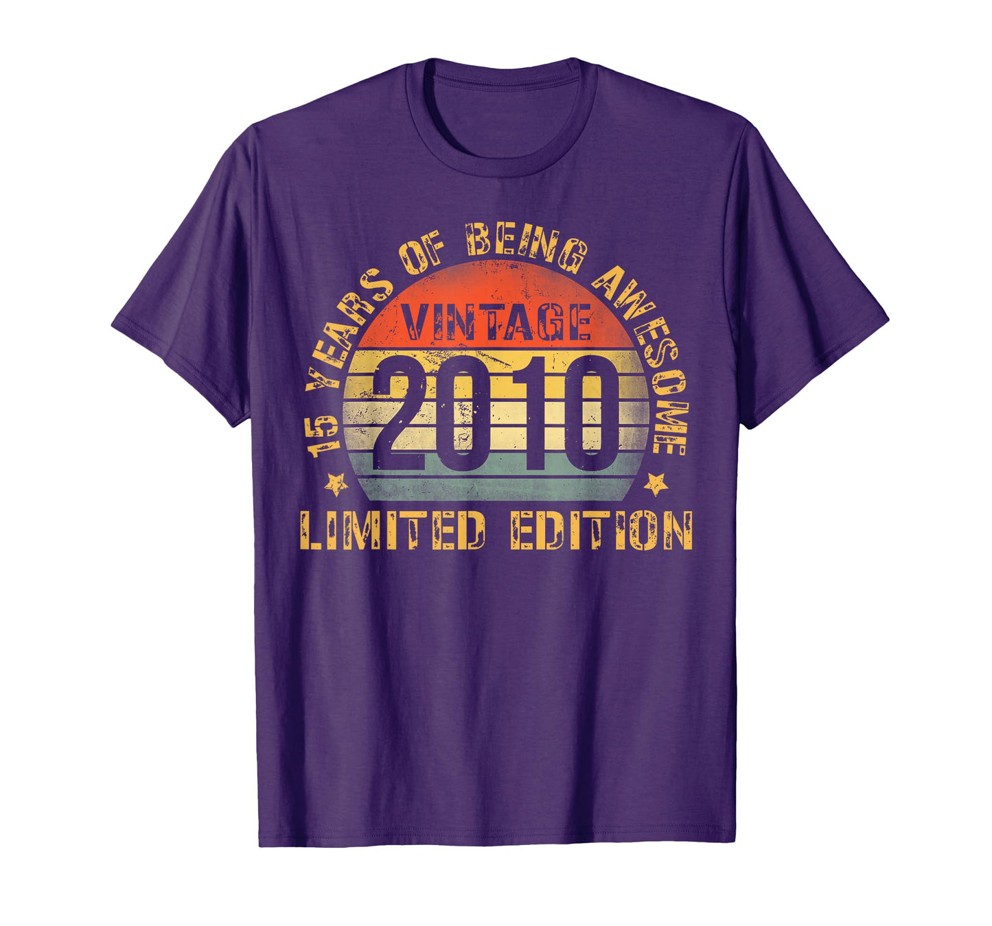 15 Year Old BDay Decorations Son Boy 15yr 2010 15th Birthday T-Shirt