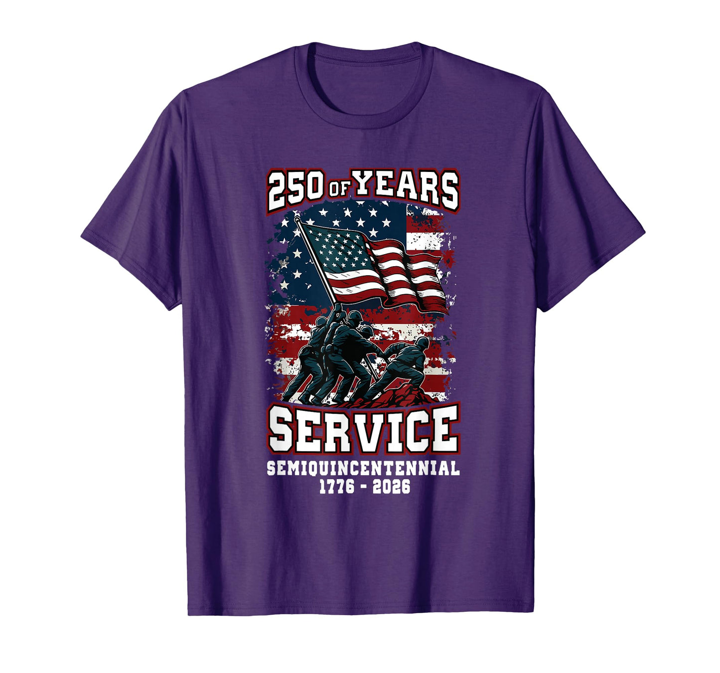 250th Anniversary Celebration 250 Years USA Service T-Shirt