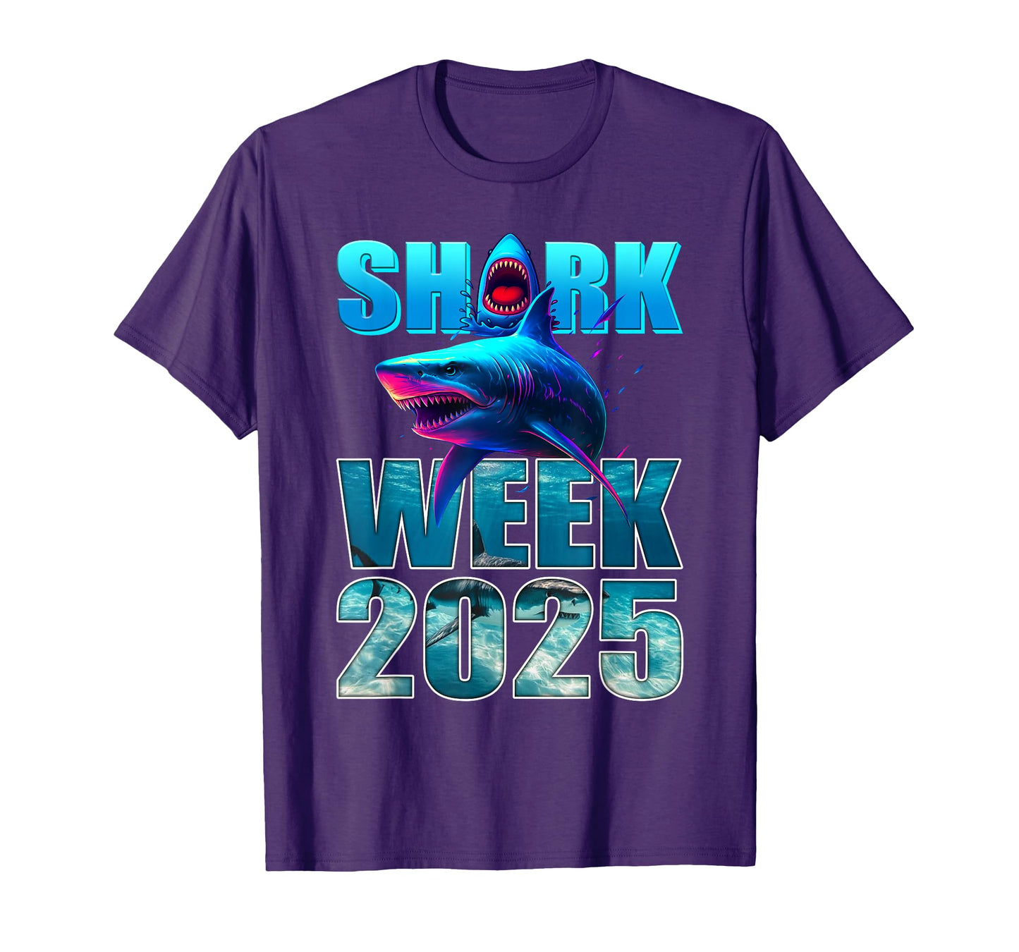 Funny Shark Lover 2025 – Ocean Conservation Week T-Shirt
