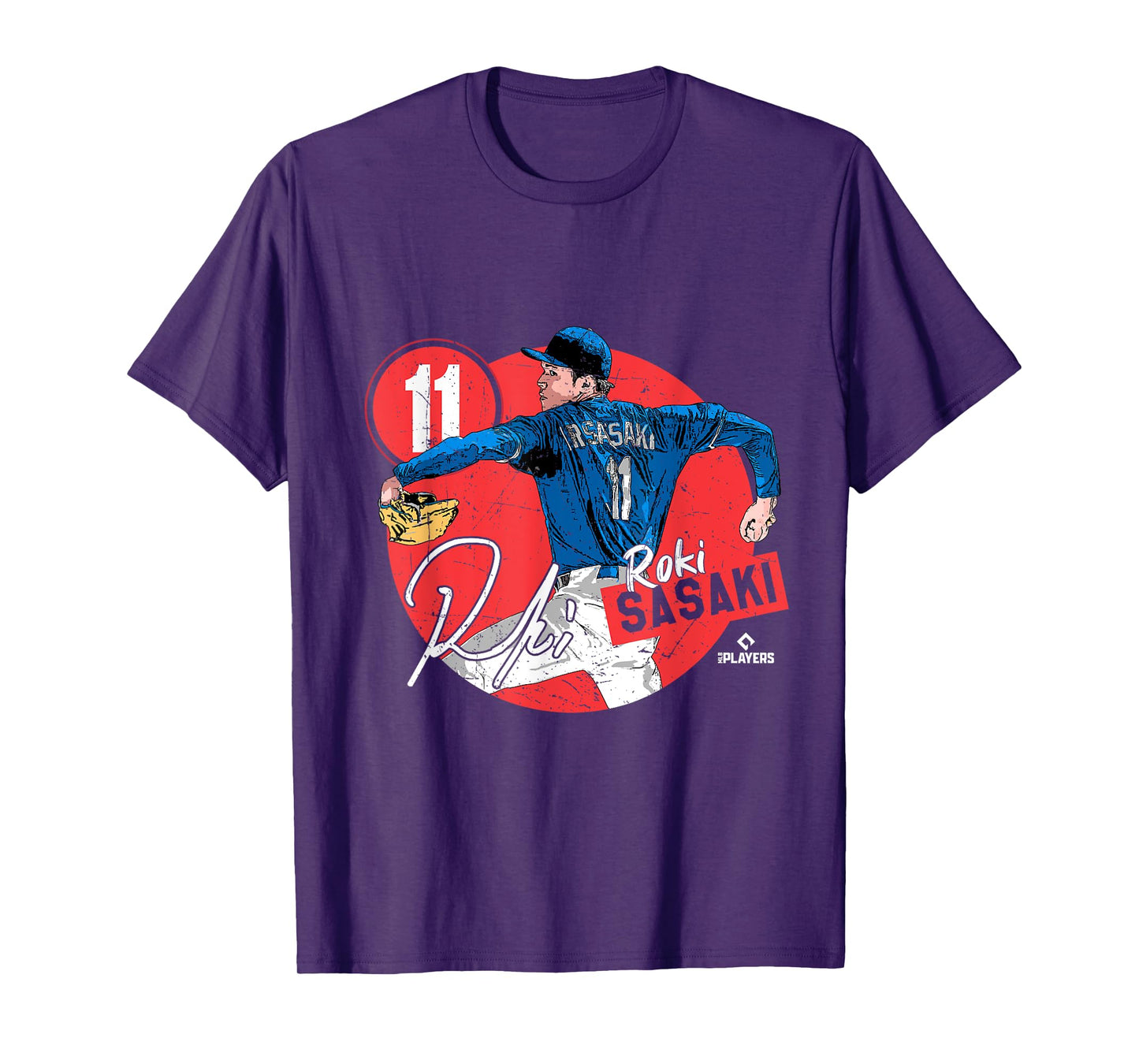 Roki Sasaki | Los Angeles D MLB Baseball Players |MLBROS203M T-Shirt