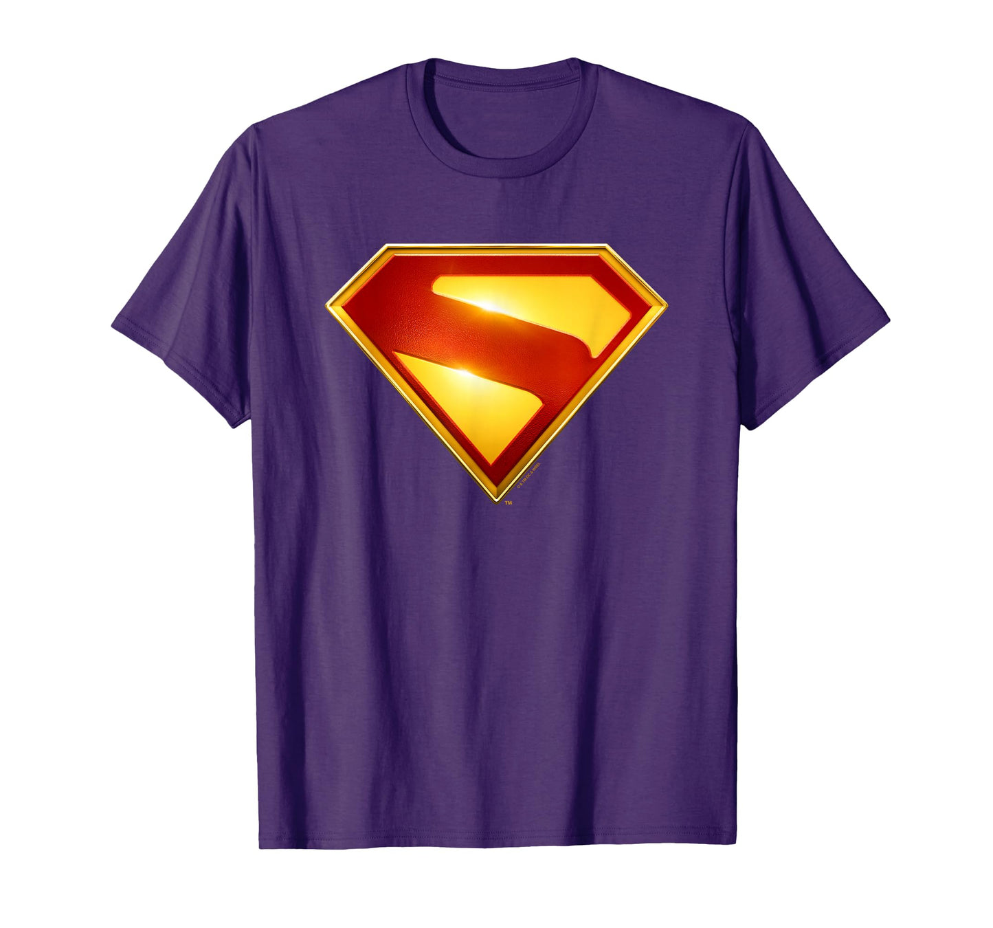 Superman (2025) Modern S-Shield Shiny Chest Emblem T-Shirt