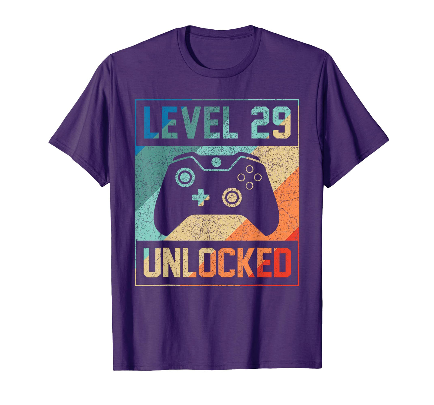 Level 29 Unlocked Shirt Video Gamer 29th Birthday Gifts Tee T-Shirt