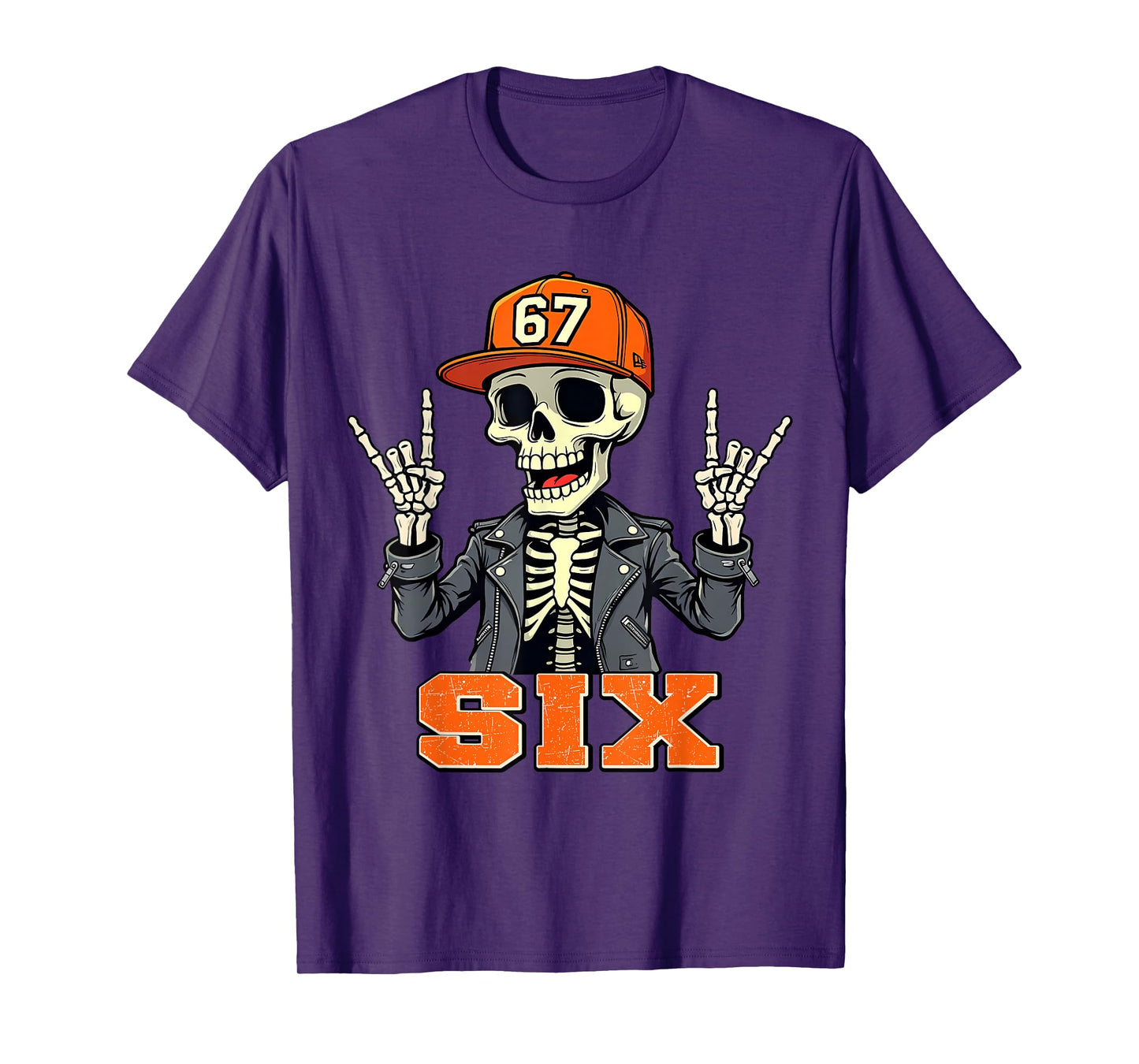 67ENDY Skeleton – 67 Six Seven Halloween 6 T-Shirt