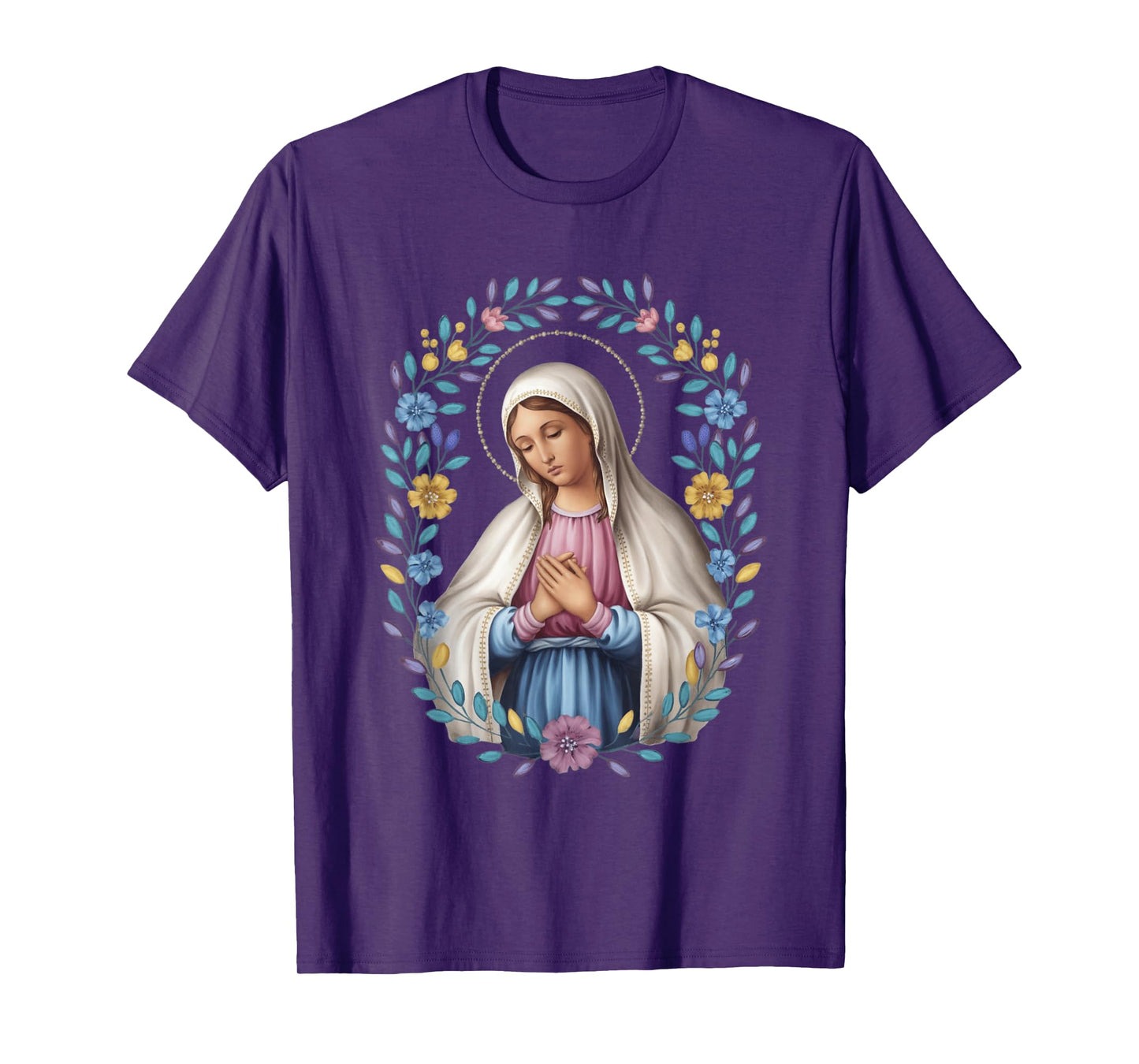 Mary Catholic Saint Men Women Kids Faith T-Shirt