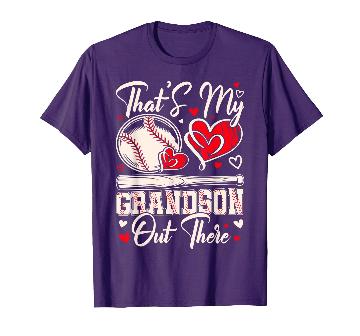 That's My Grandson Out There Baseball Grandma Mothers Day T-Shirt