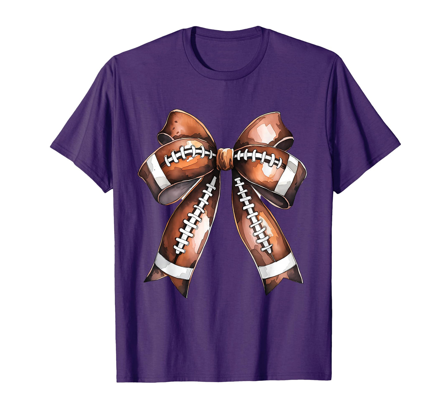 Cute Football Coquette Bow Cute Football Player T-Shirt