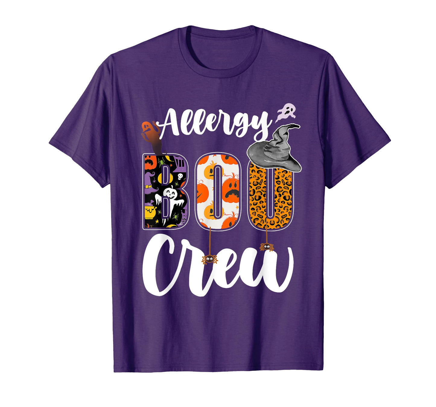 Allergy Boo Crew Halloween Matching Allergist T-Shirt