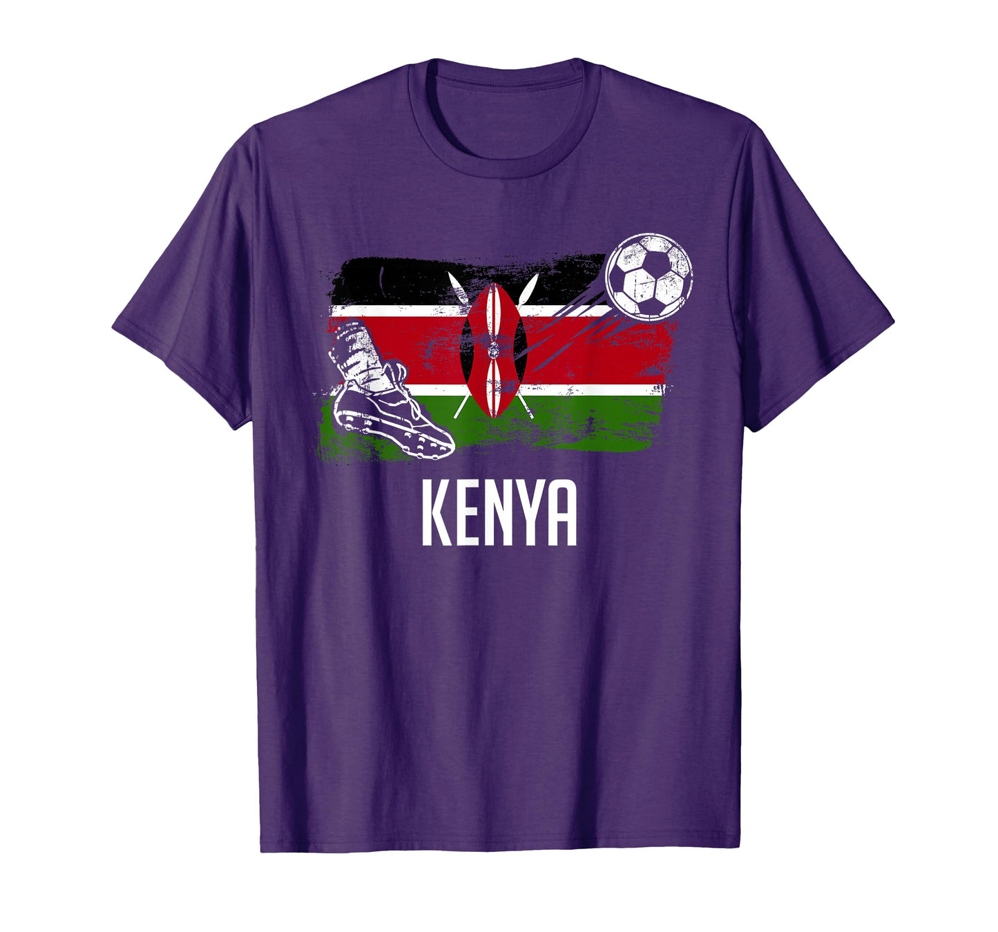 Kenya Flag Jersey Kenyan Soccer Team Kenyan T-Shirt