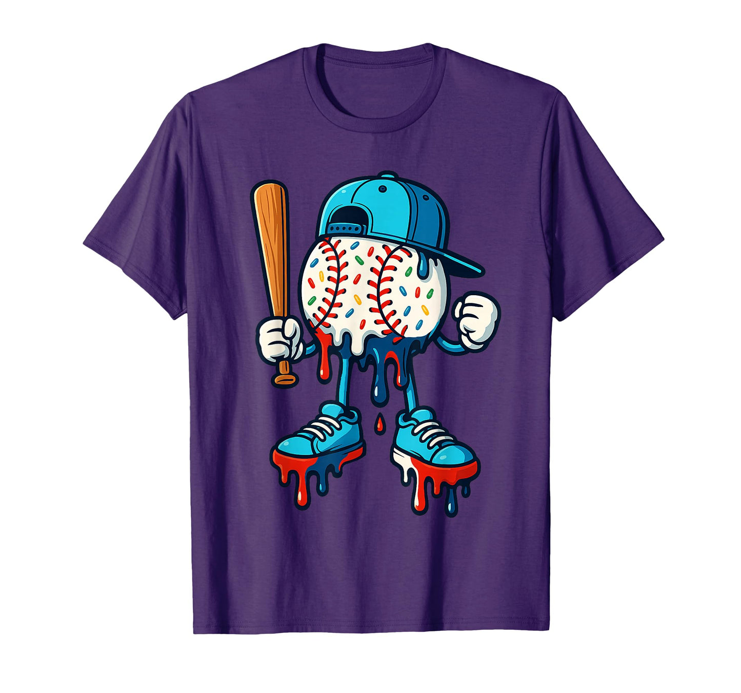 Baseball Lifestyle 101 Apparel Youth Baseball Drip Icecream T-Shirt