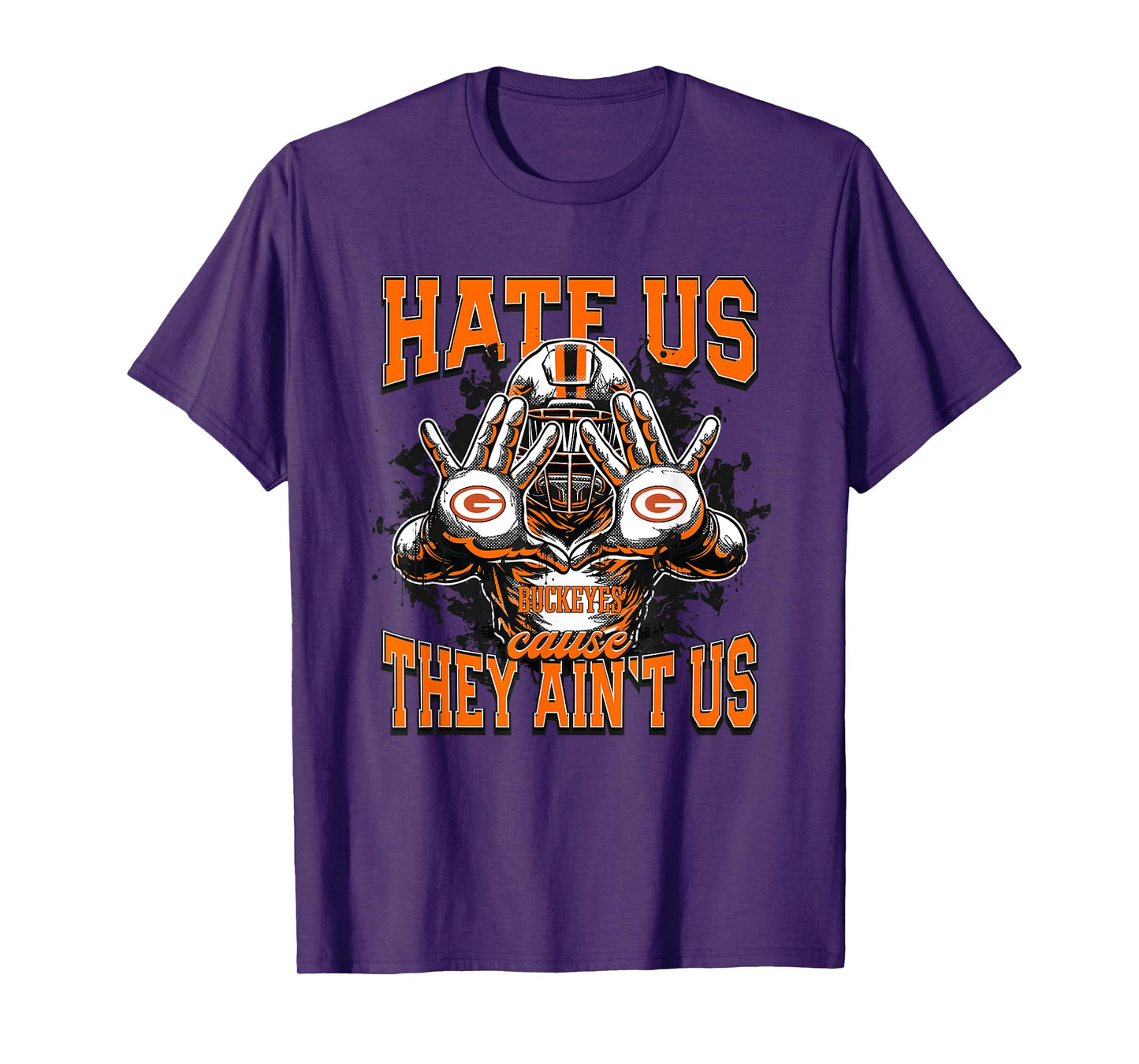 Gilmer Buckeyes Logo Hate Us Cause They Ain't HS T-Shirt