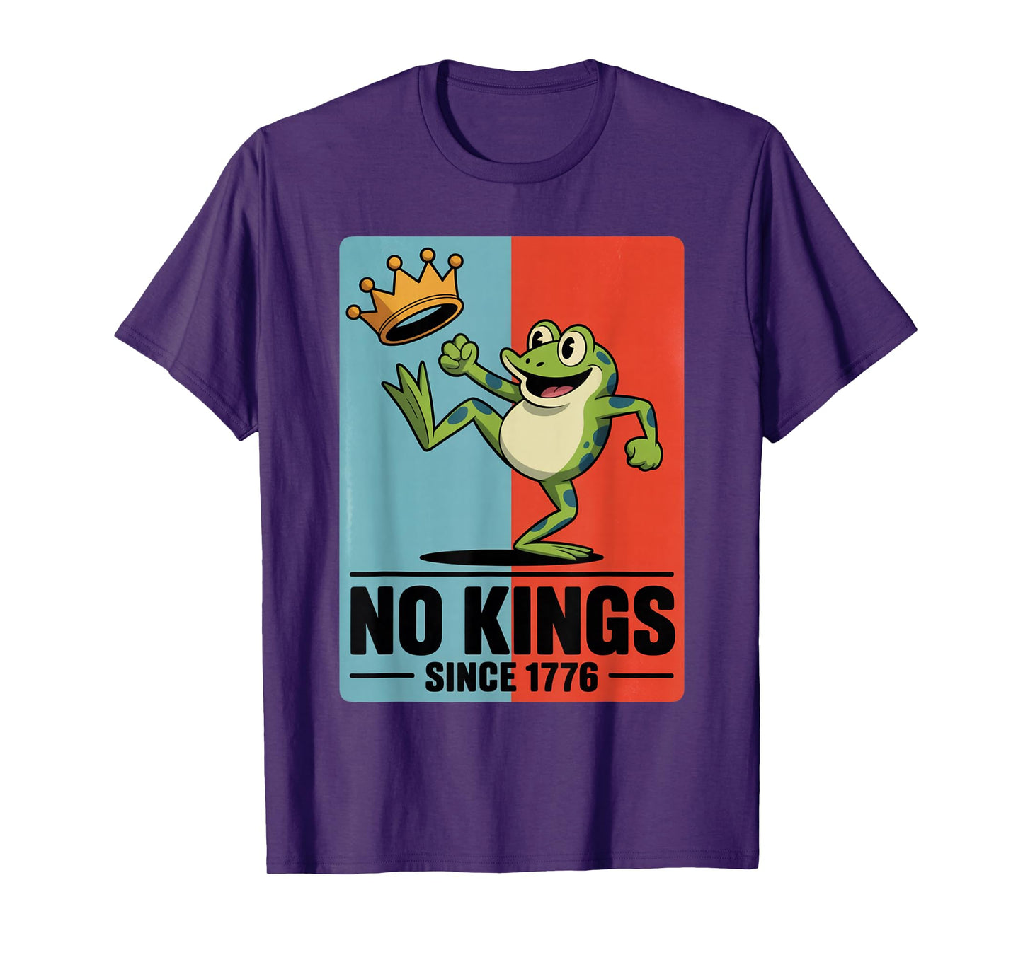 Resist No Kings Portland Frog Protest T-Shirt