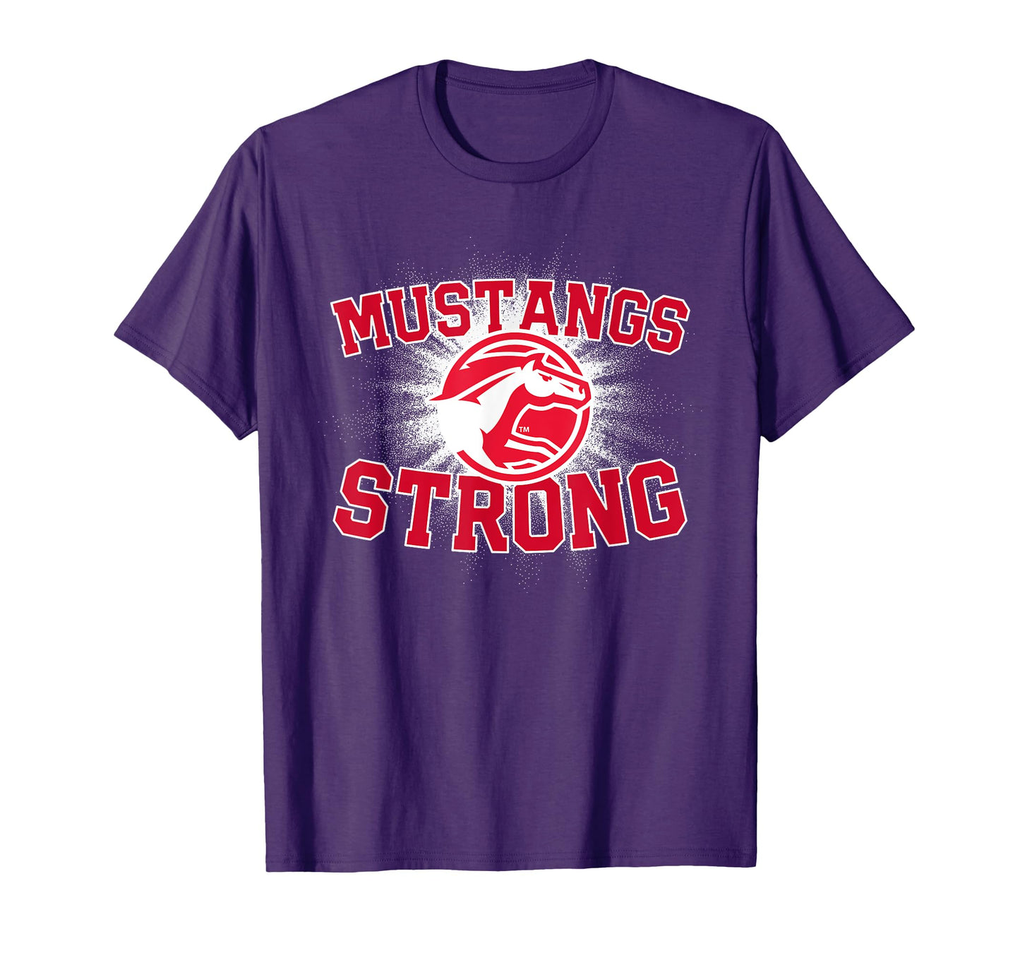Dallas Center-Grimes Mustangs Logo Strong Flag HS T-Shirt