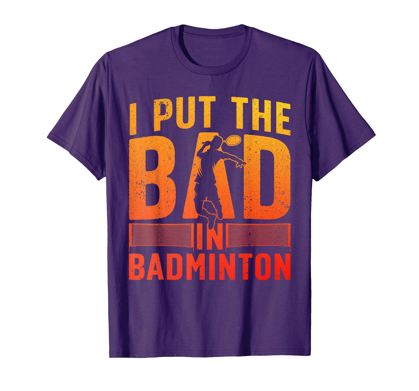 Funny Badminton Design For Men Women Kids Badminton Player T-Shirt