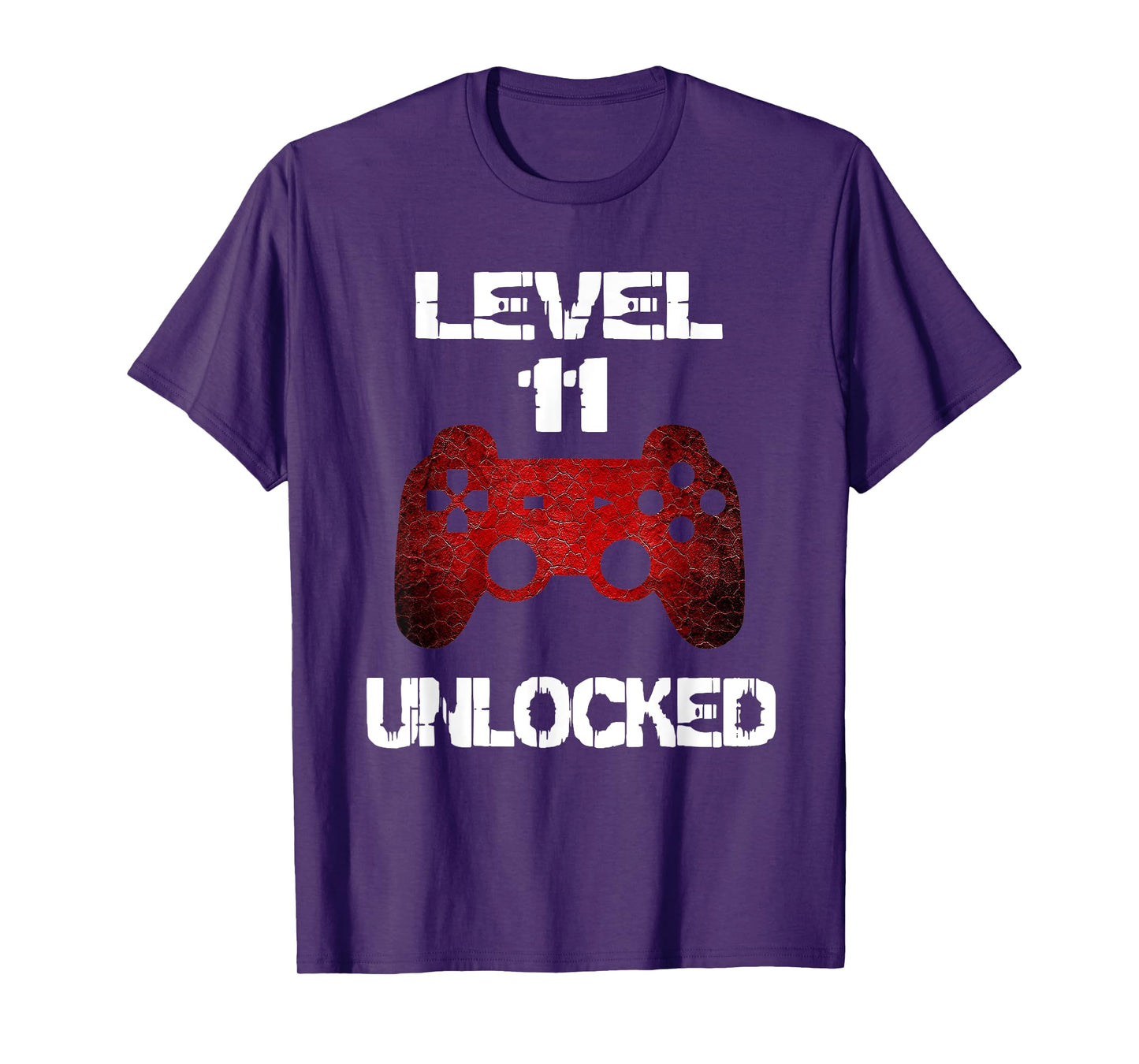 Level 11 Unlocked Boys 11th Birthday 11 Year Old Gamer T-Shirt