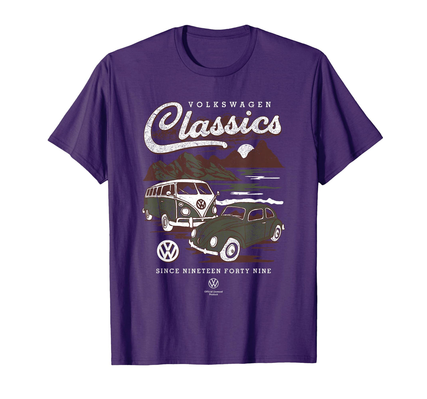 Type 2 T1 Campervan & Beetle Classics T-Shirt