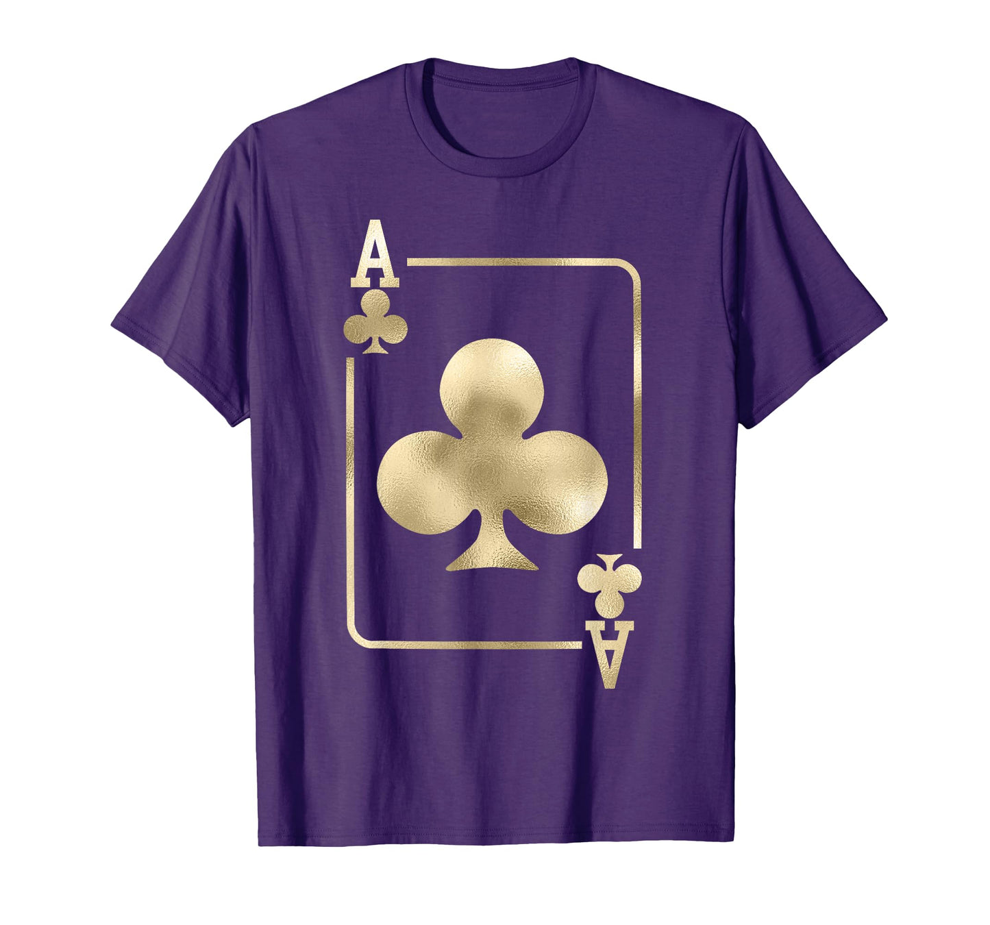 Ace of Clubs Playing Card Halloween Costume Glam T-Shirt