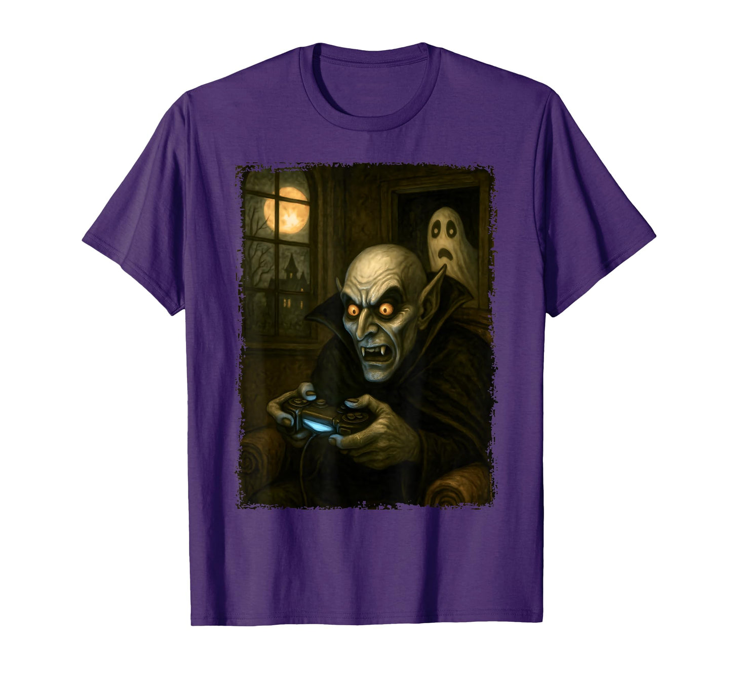 Spooky Gaming Monster Style Halloween Gamer T-Shirt