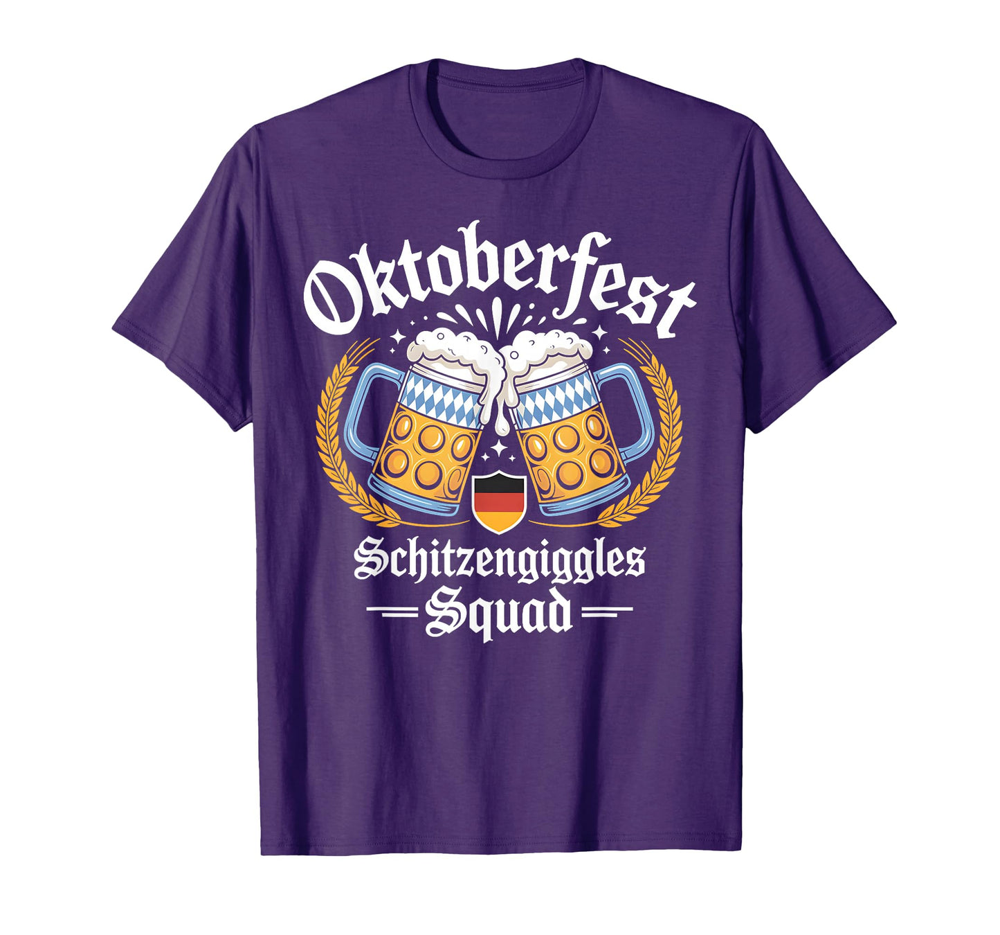 Oktoberfest Schitzengiggles Squad Festival Matching Outfit T-Shirt