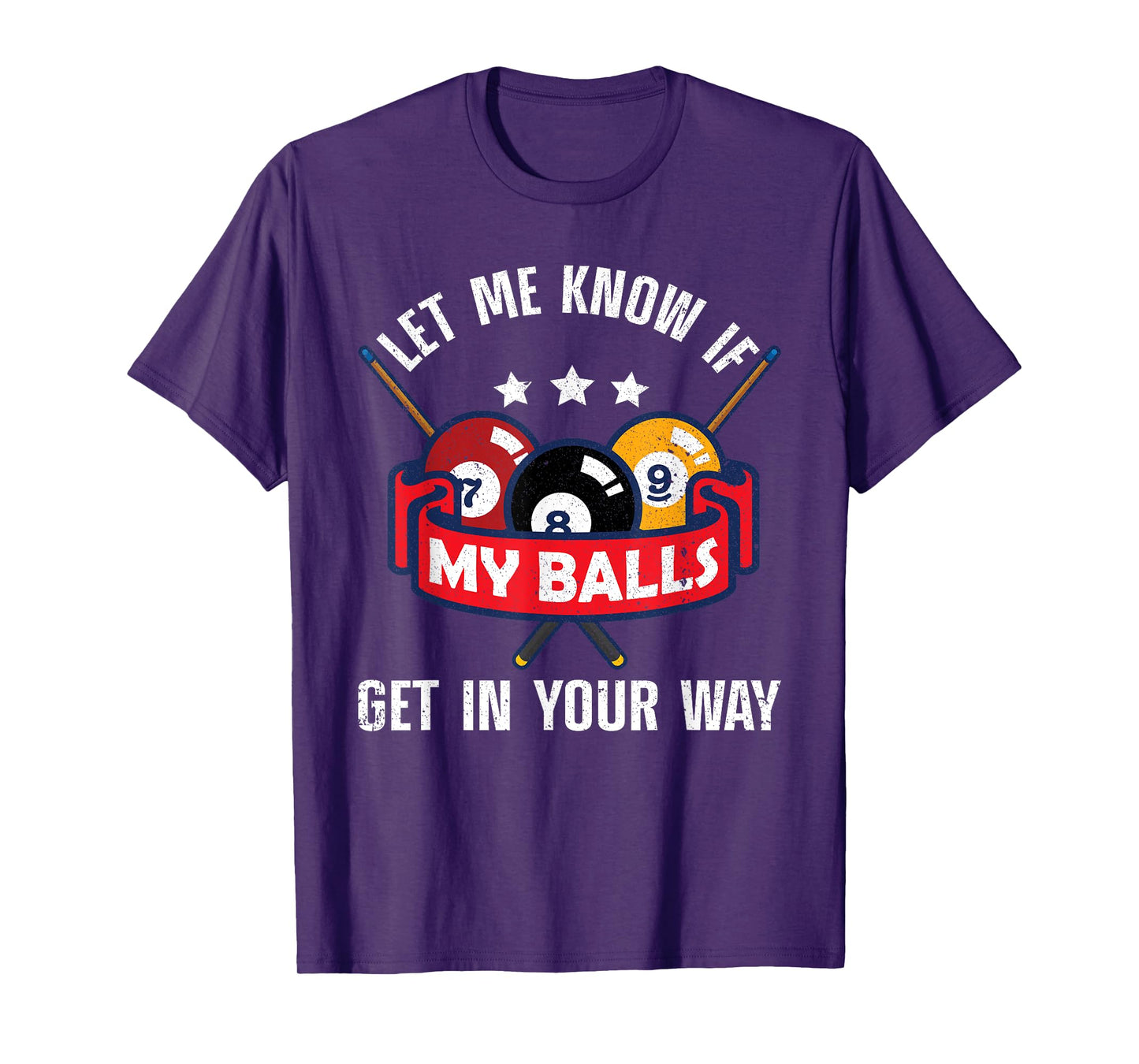 Funny Billiards Design Pool Player Men Women Billiard Lovers T-Shirt