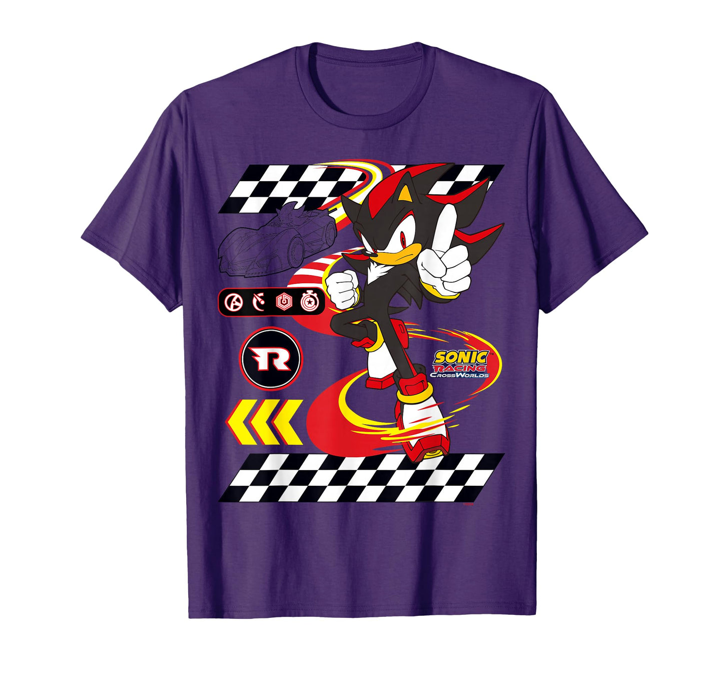 Sonic Racing CrossWorlds - Ultimate Driver Shadow T-Shirt