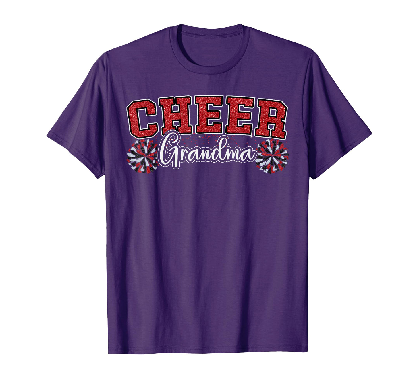 Cheer Grandma My Favorite Cheerleader Calls Me G-ma Red T-Shirt