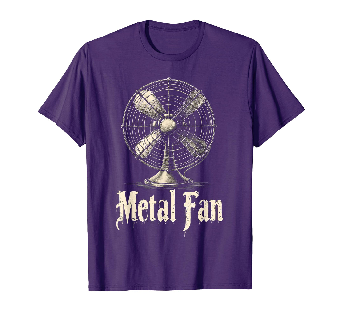 Metal Fan Vintage Fan T-Shirt