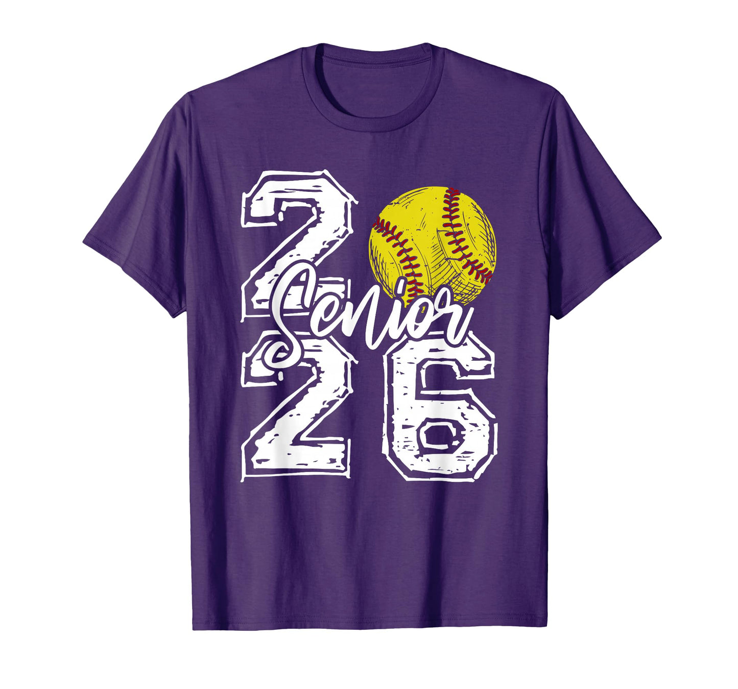 Class of 2026 Softball Senior 2026 Back To School Funny T-Shirt