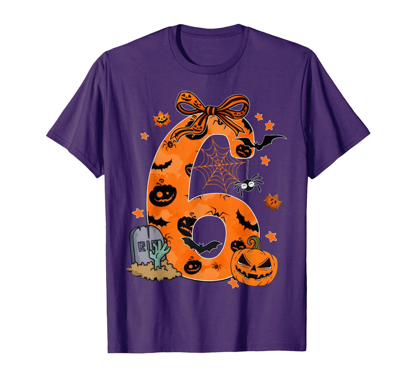 Fun Six Seven 6 7 Meme Design Couples Halloween T-Shirt