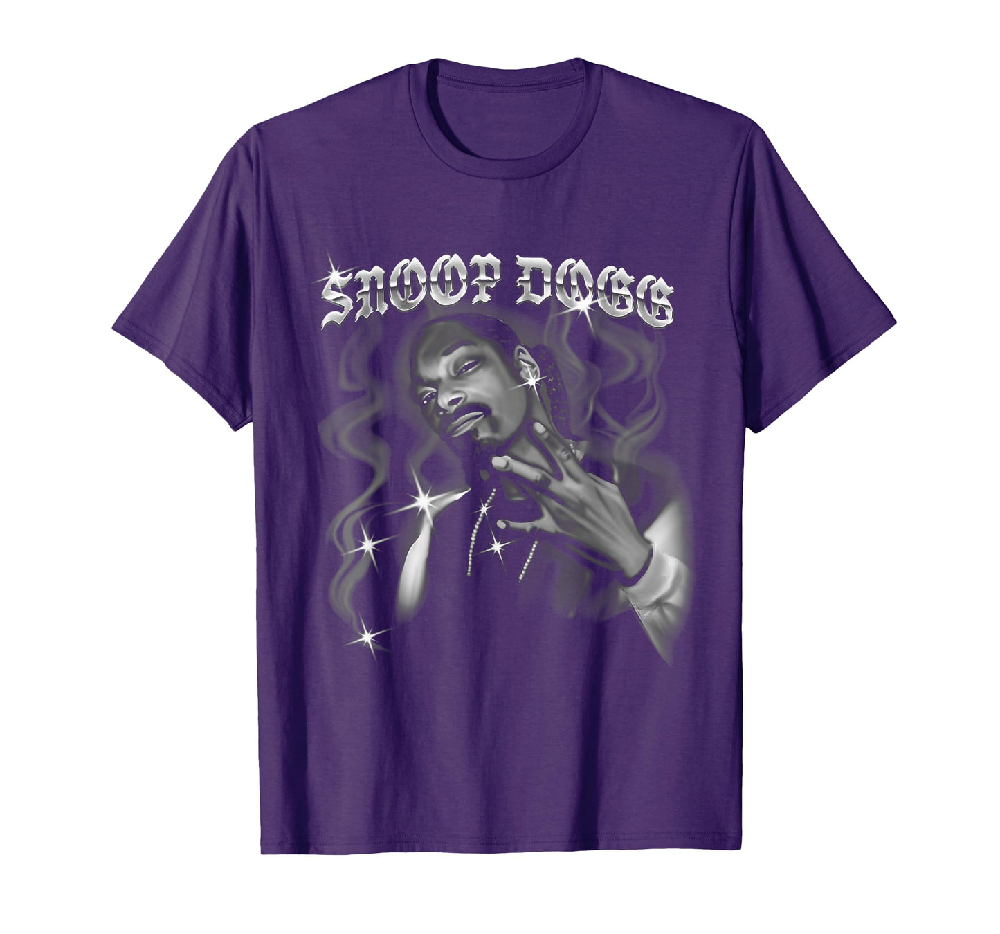 Official Snoop Dogg Airbrush Photo T-Shirt