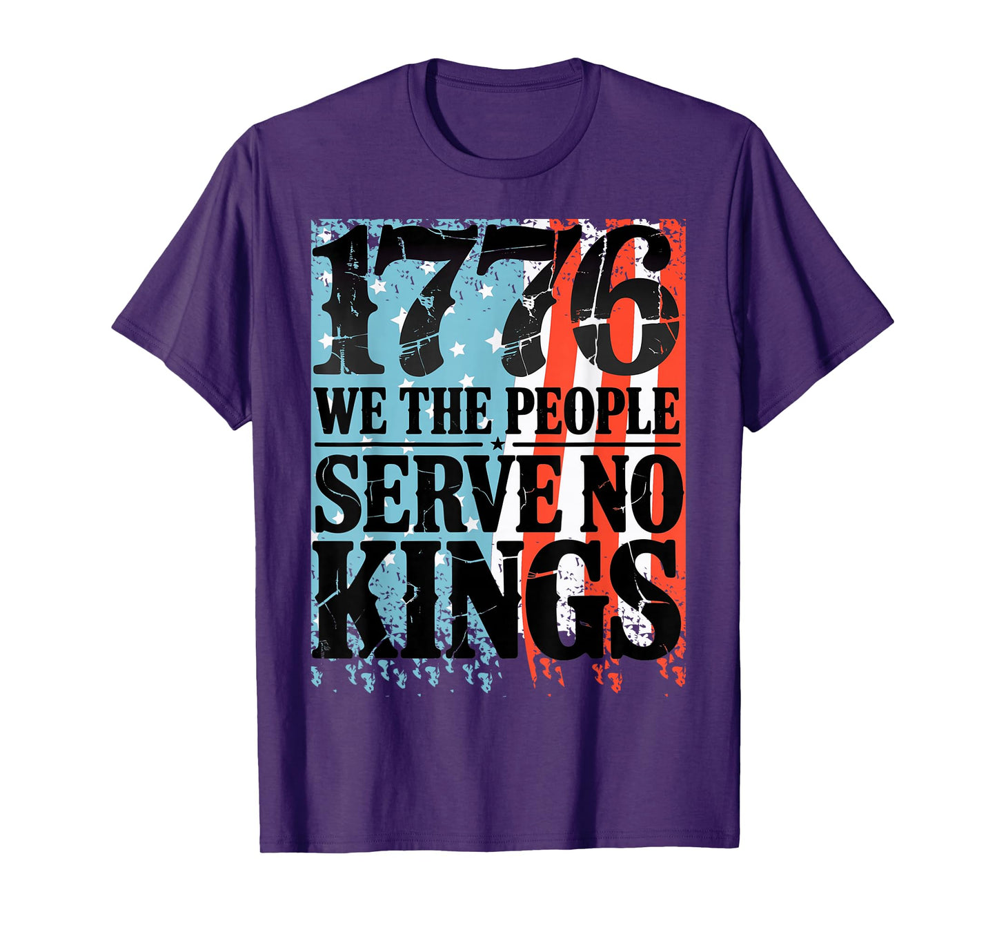 No Kings in America We The People Political Men Women T-Shirt