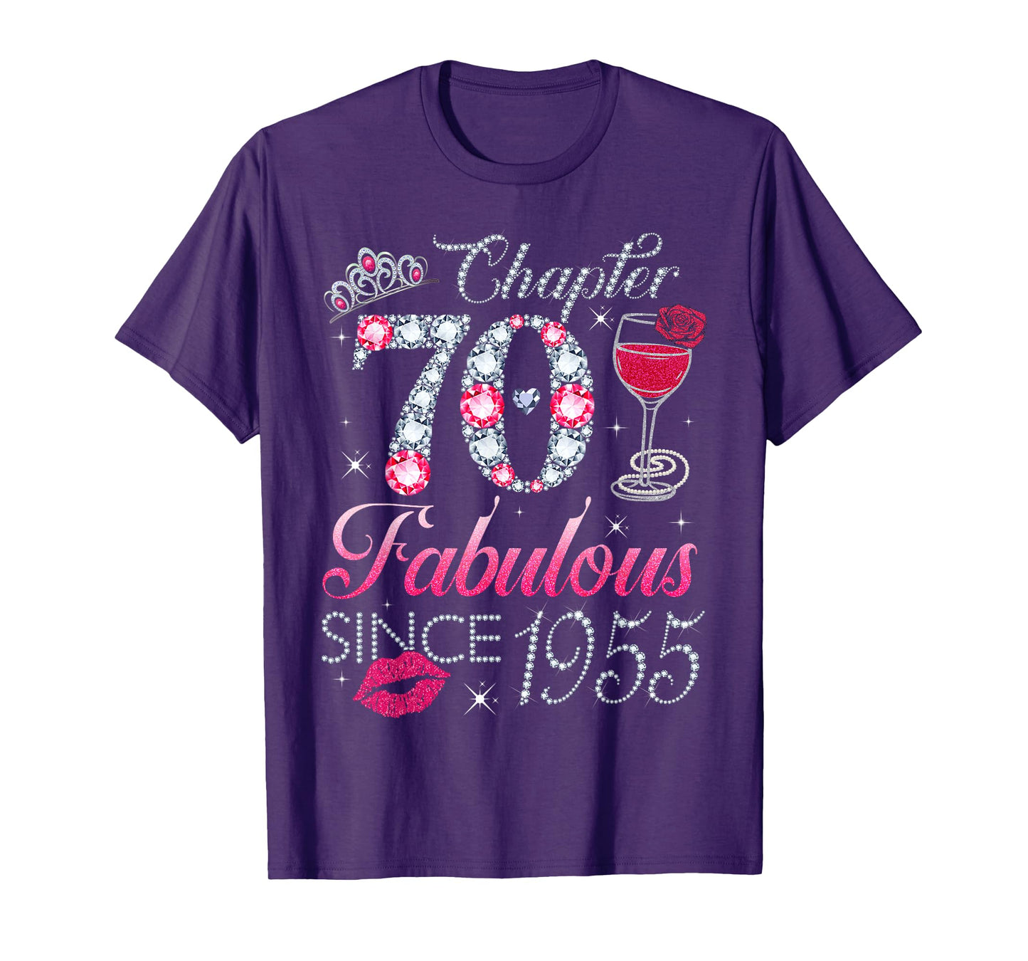 Chapter 70 Fabulous Since 1955 70Th Birthday Gift For Women T-Shirt