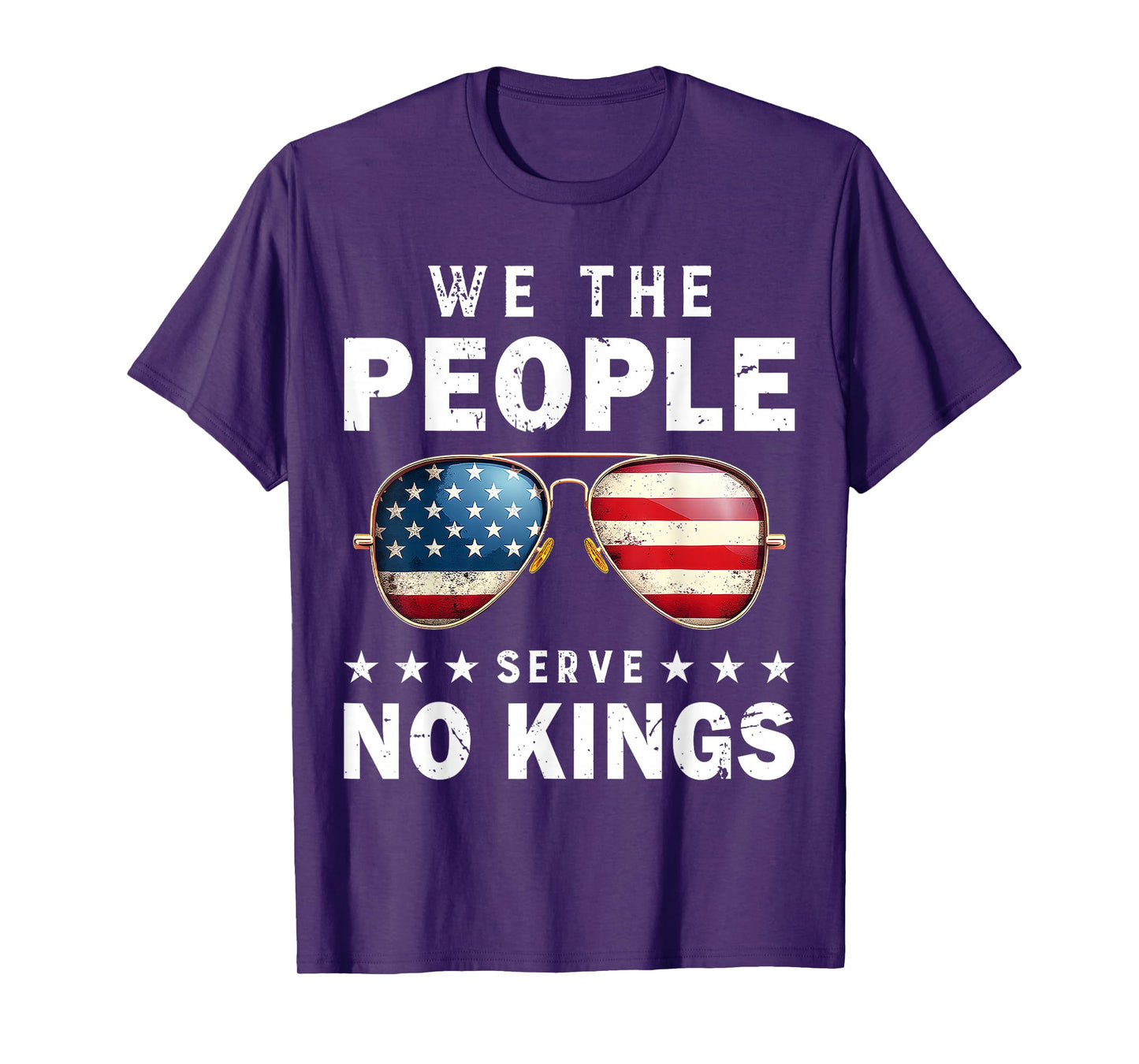 No King Patriotic Freedom We The People Serve no Kings Mens T-Shirt