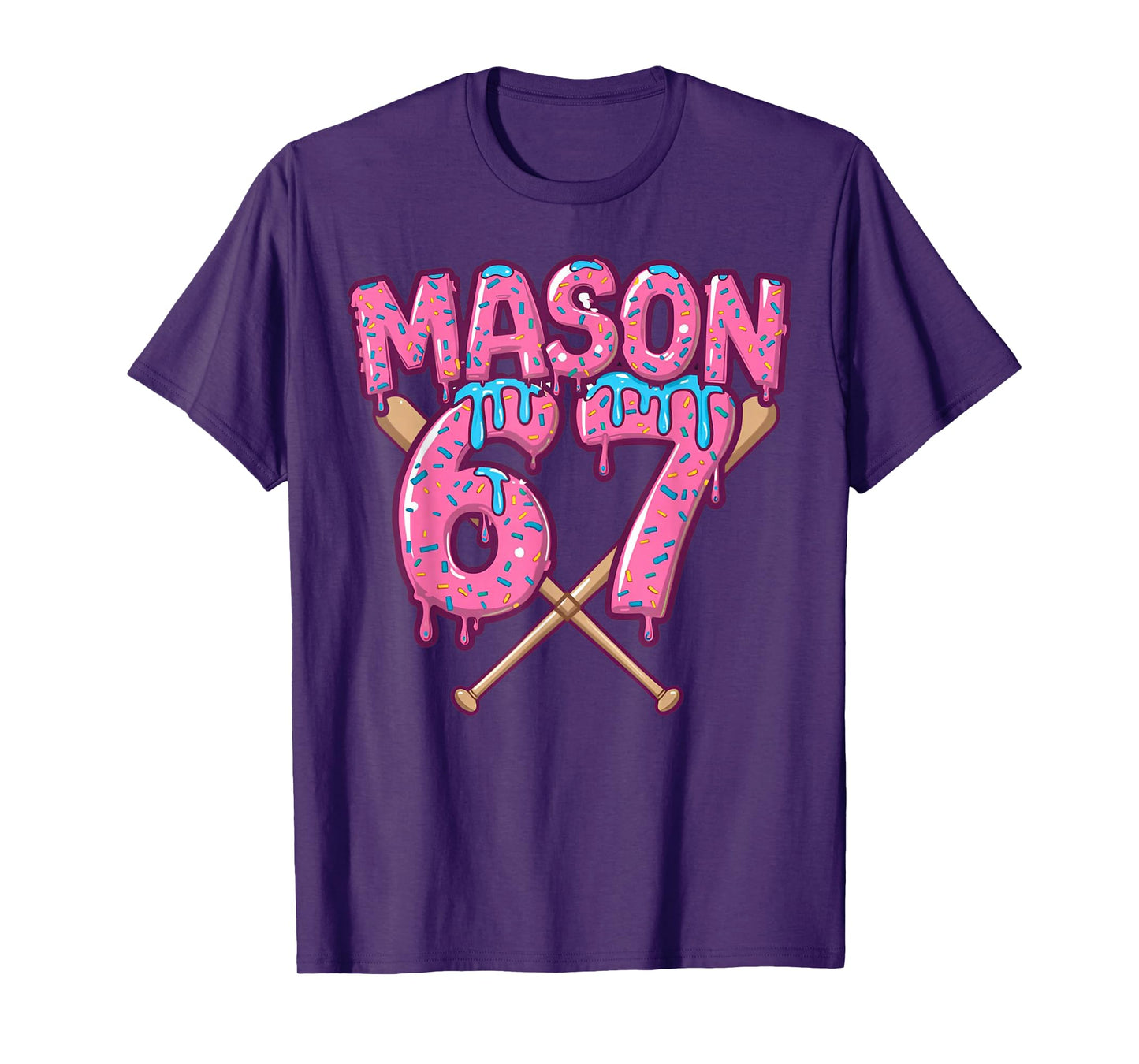 Six Seven Ice Cream Drip Sport 67 Fun Mason Meme T-Shirt