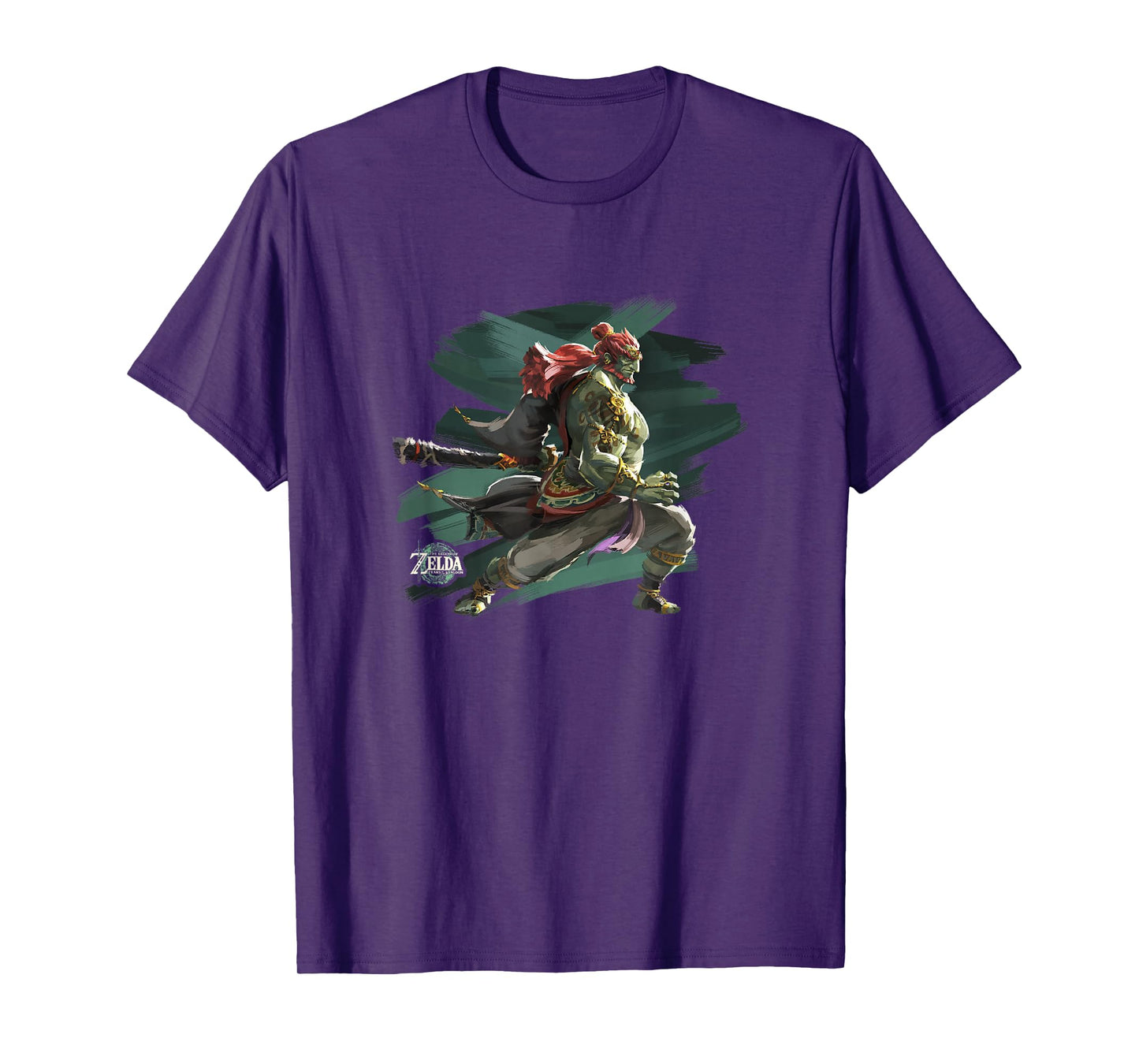 The Legend of Zelda Tears Of The Kingdom Ganondorf Brush Art T-Shirt