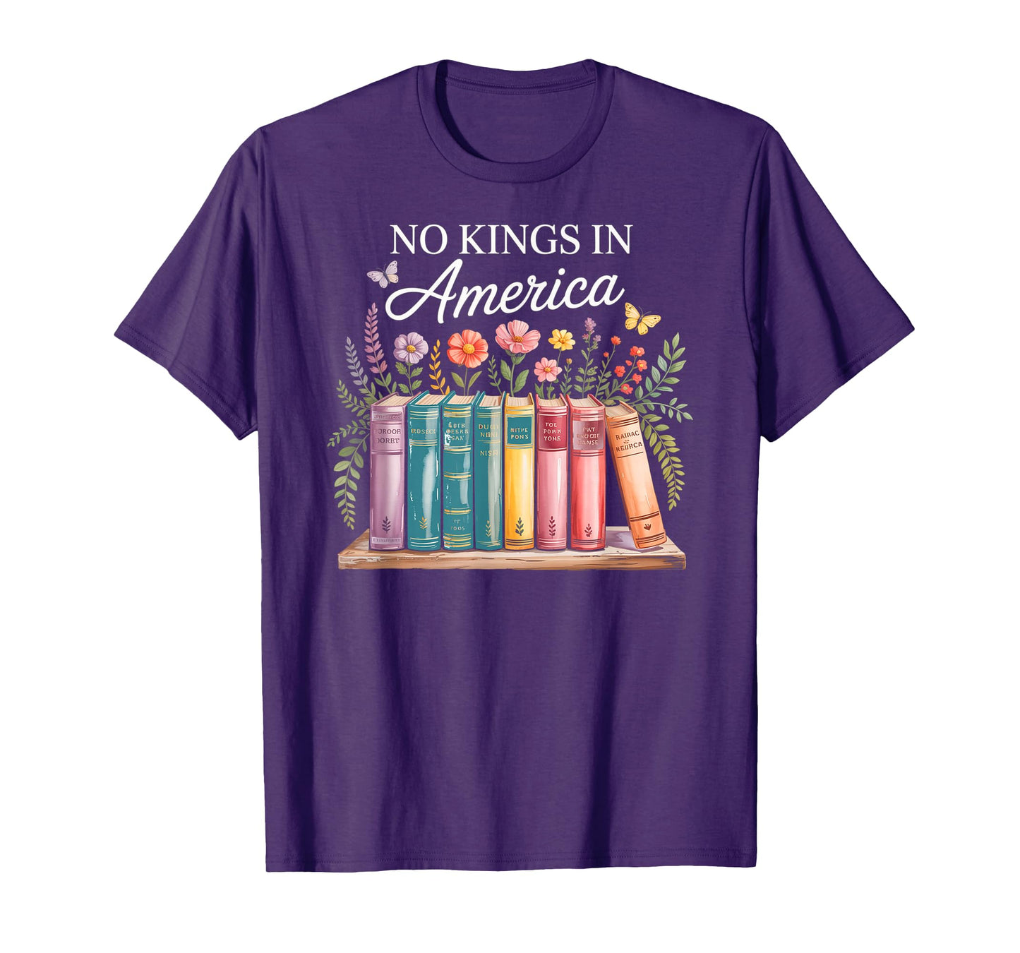 No Kings Shirt Women Vintage America No Kings in America T-Shirt