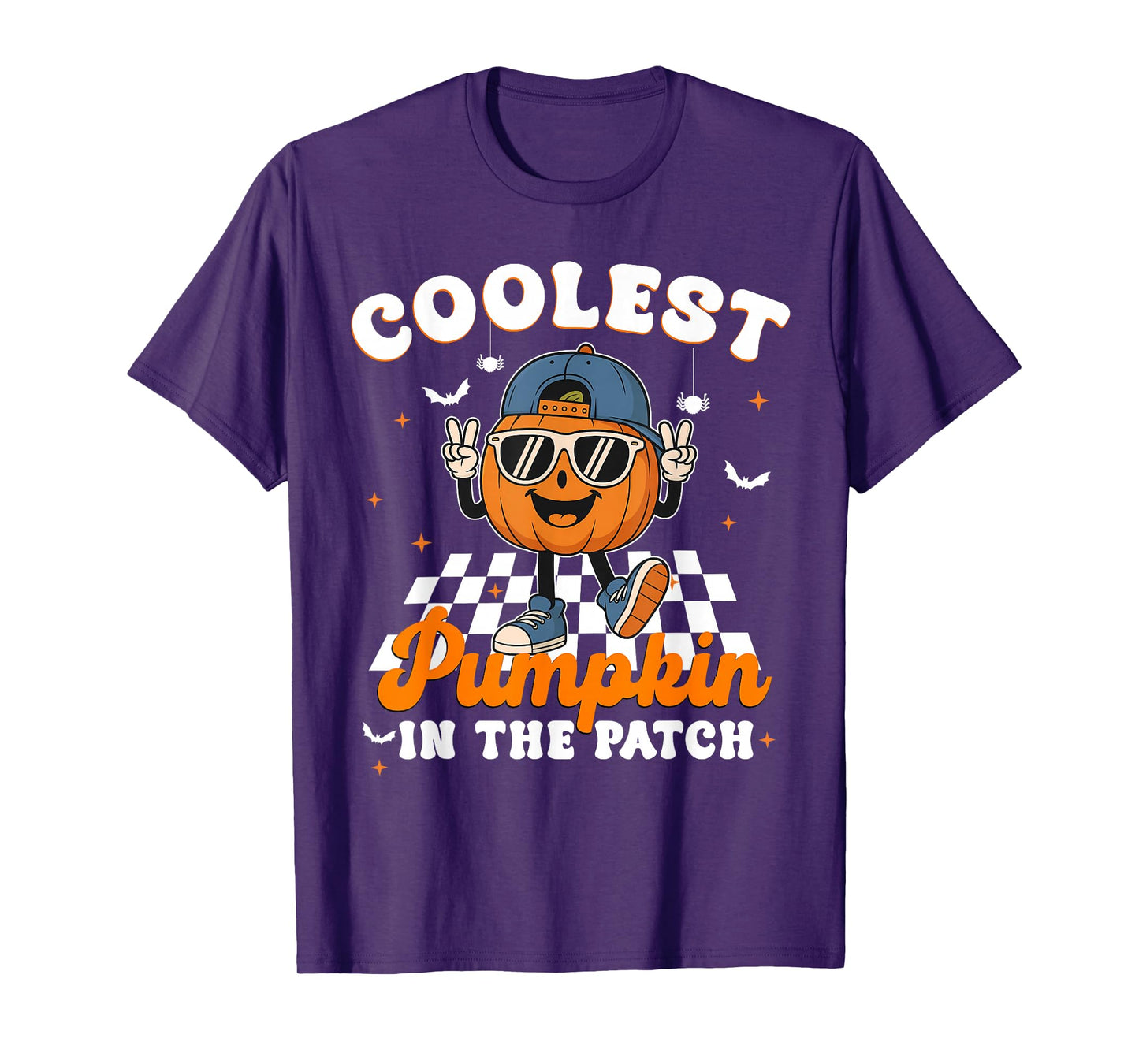 Coolest Pumpkin in The Patch Halloween Costume for Boys T-Shirt