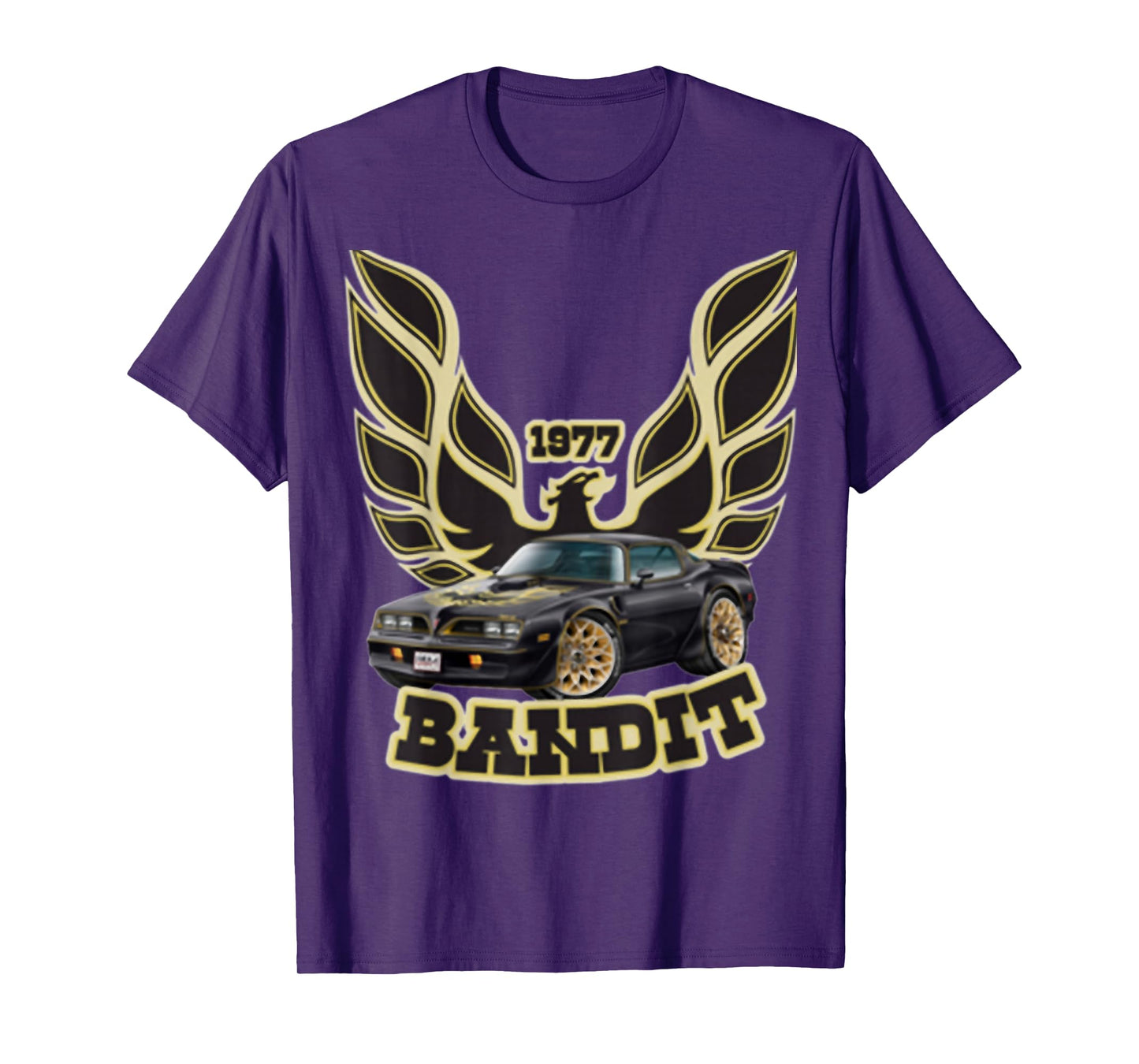 1977 77 trans am vintage black car MUSCLE CARS 70s CLASSIC T-Shirt