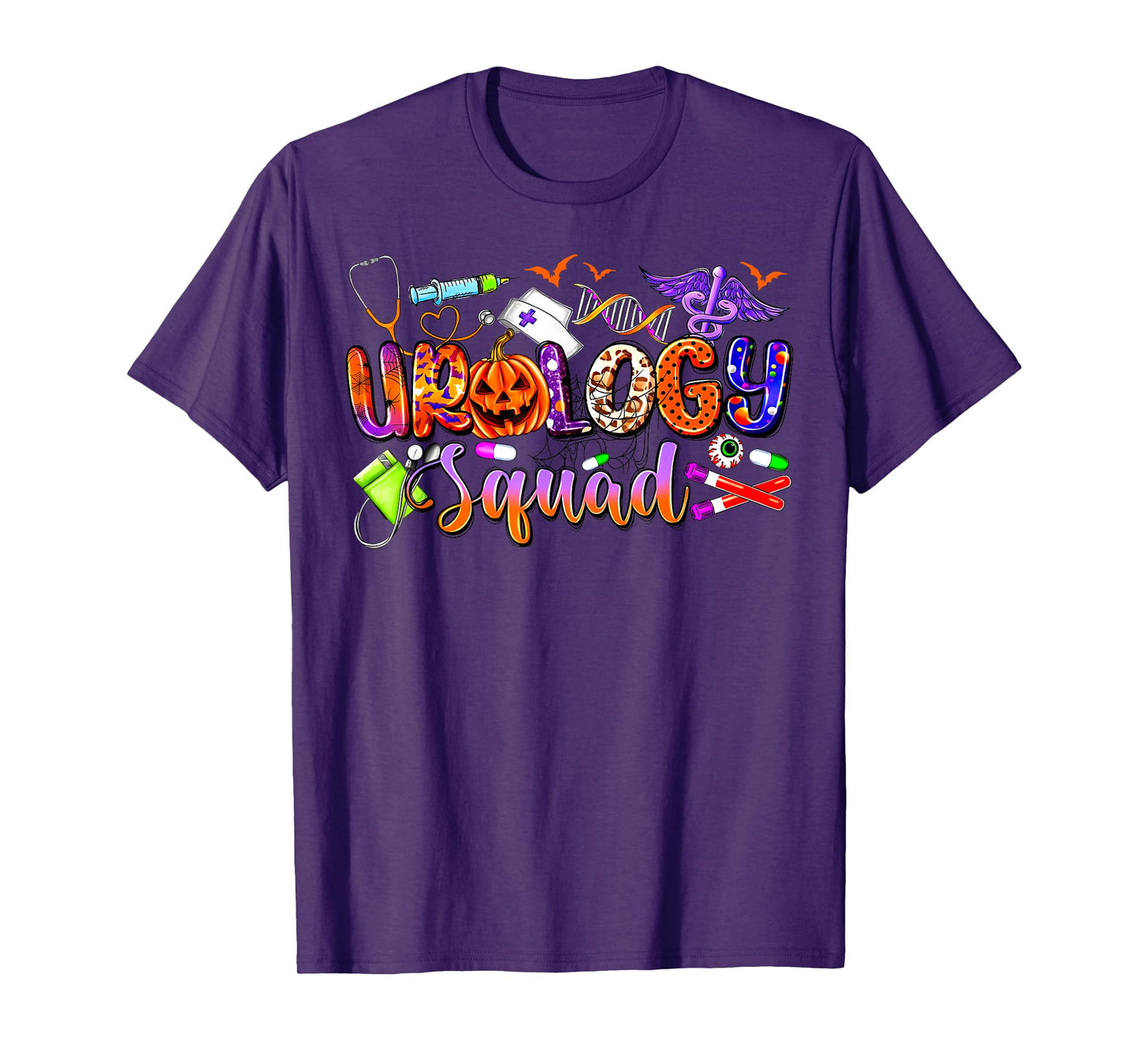 Retro Urology Squad Pumpkin Urologist Nephrologist Halloween T-Shirt