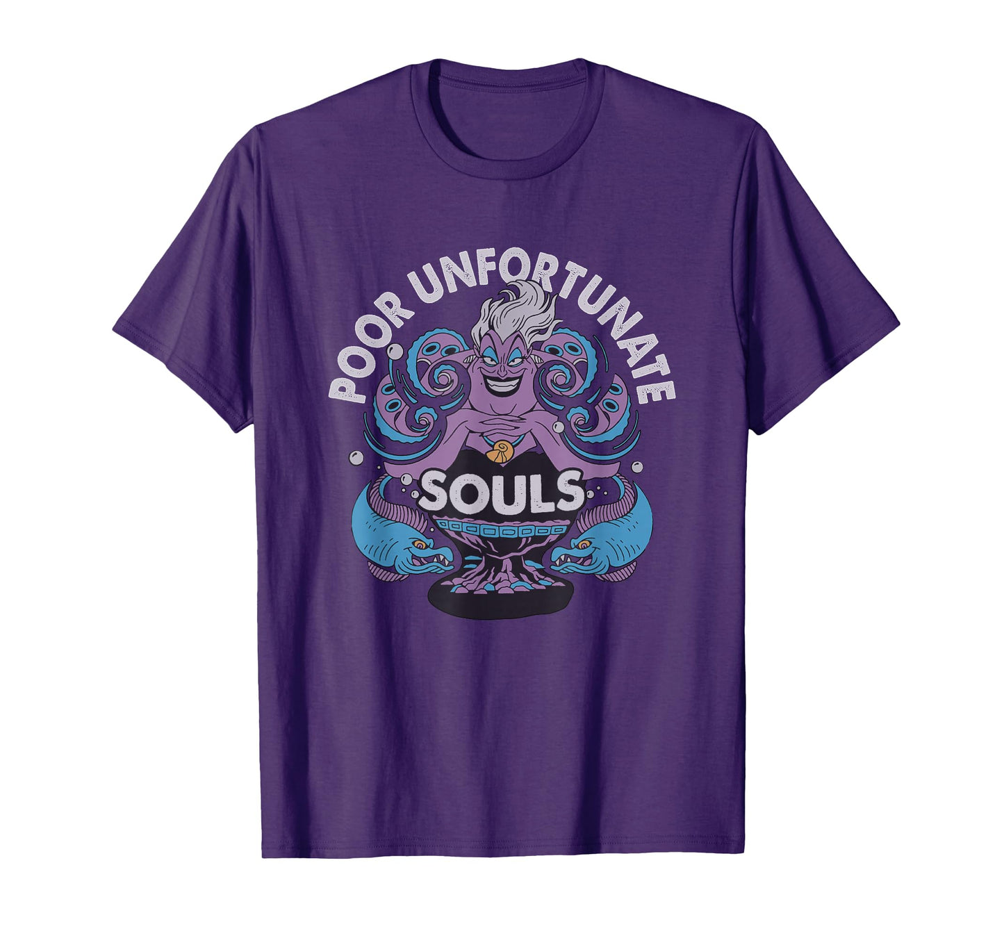 Disney Villains Ursula Poor Unfortunate Souls Retro Poster T-Shirt