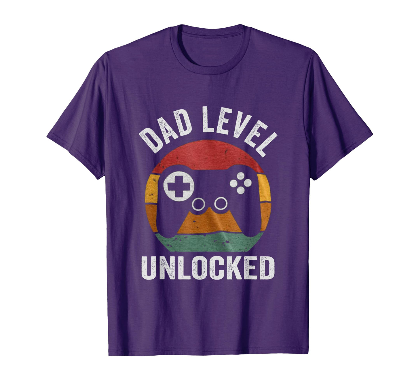 Funny New Dad Dad Level Unlocked day Gaming T-Shirt