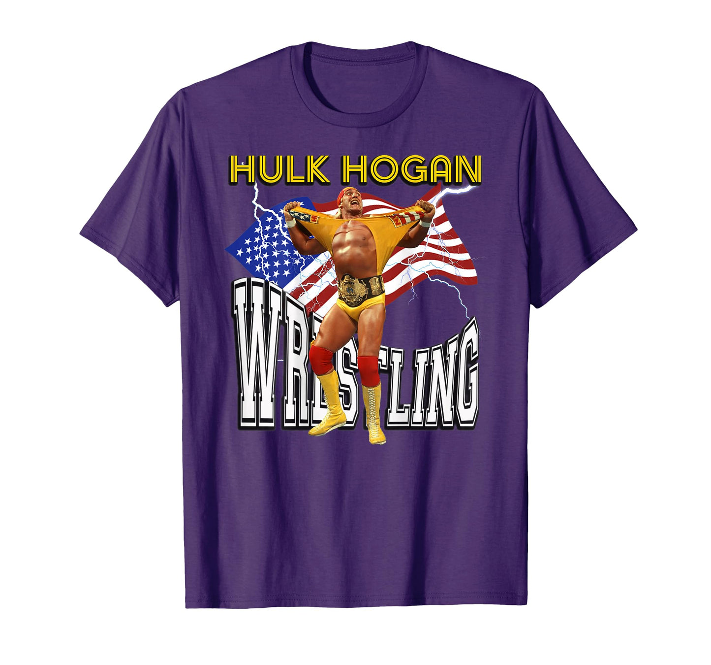 Hulk Hogan_007_Back Printed T-Shirt