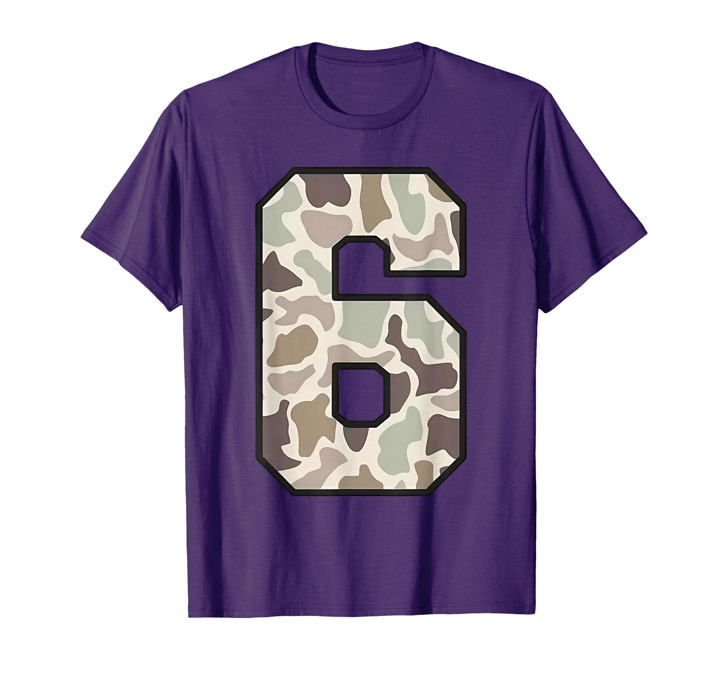 Camo Number 6 7 Funny Meme Halloween Costume Tee T-Shirt