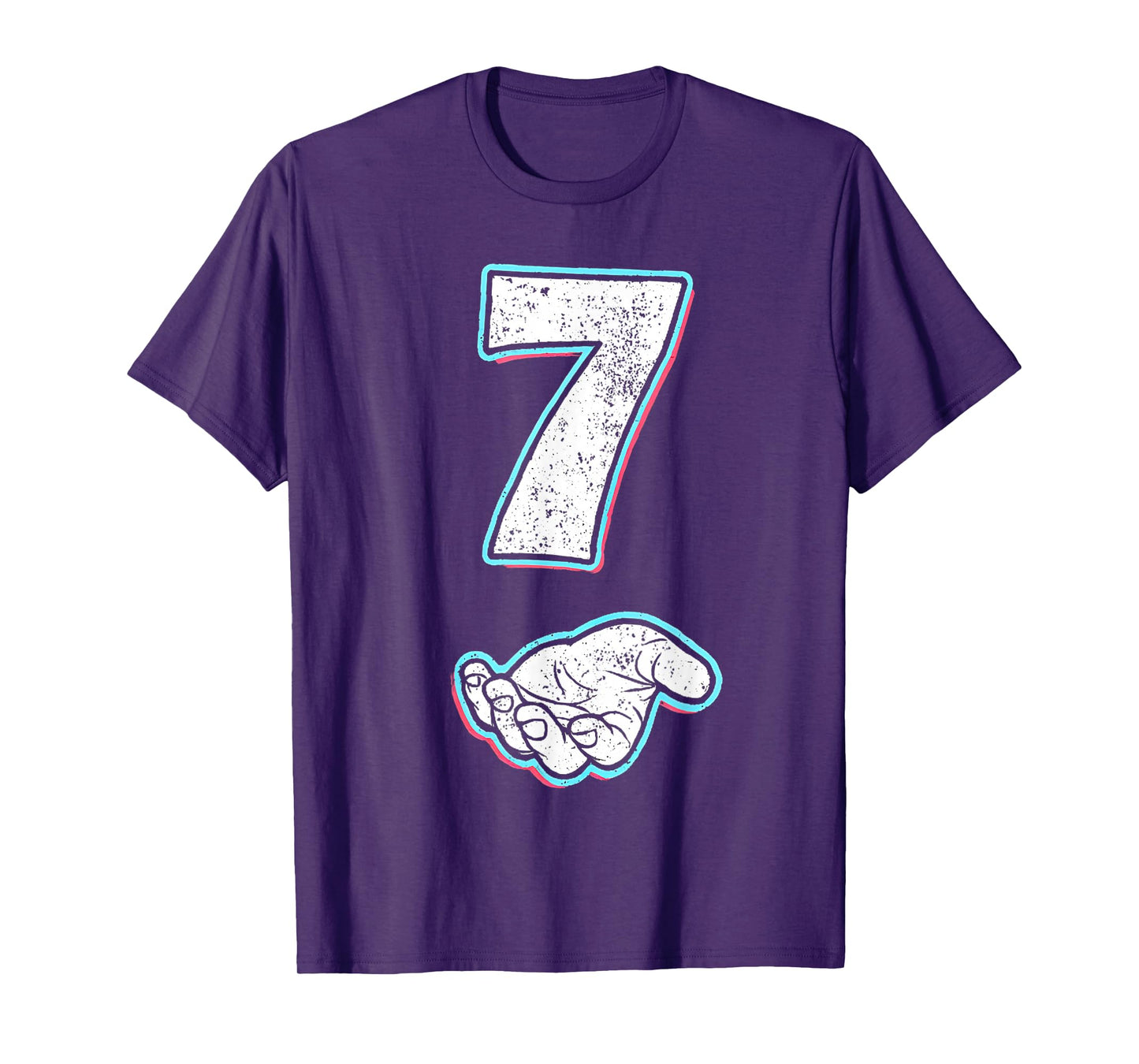 Number 7 Matching 67 Meme Halloween Costume Men Women Kids T-Shirt